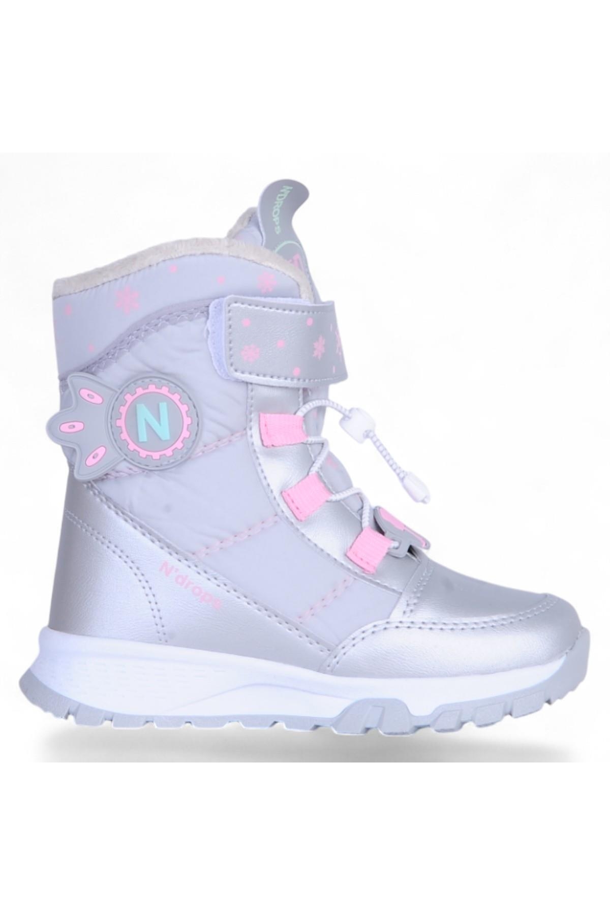 Skuaıter 014 Ndrps Gri Kürklü Kız Çocuk Bot - Görsel 2