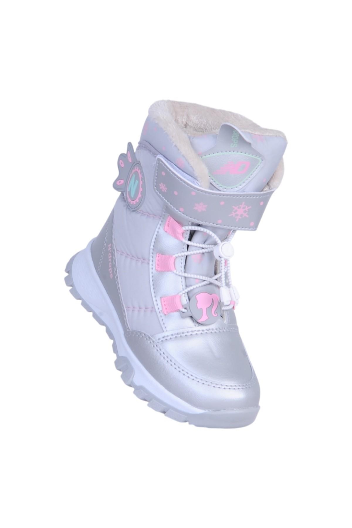 Skuaıter 014 Ndrps Gri Kürklü Kız Çocuk Bot - Görsel 3