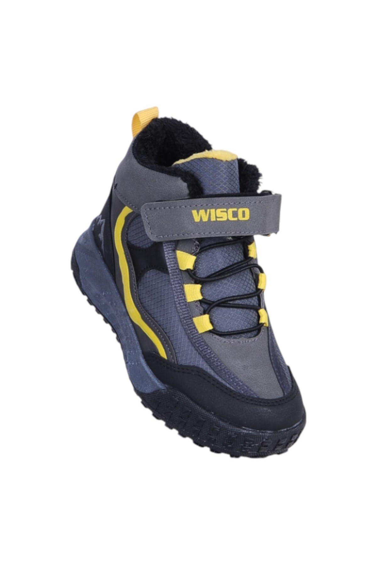 Wisco 064 Füme-Sarı Erkek Çocuk Kürklü Bot - Görsel 3