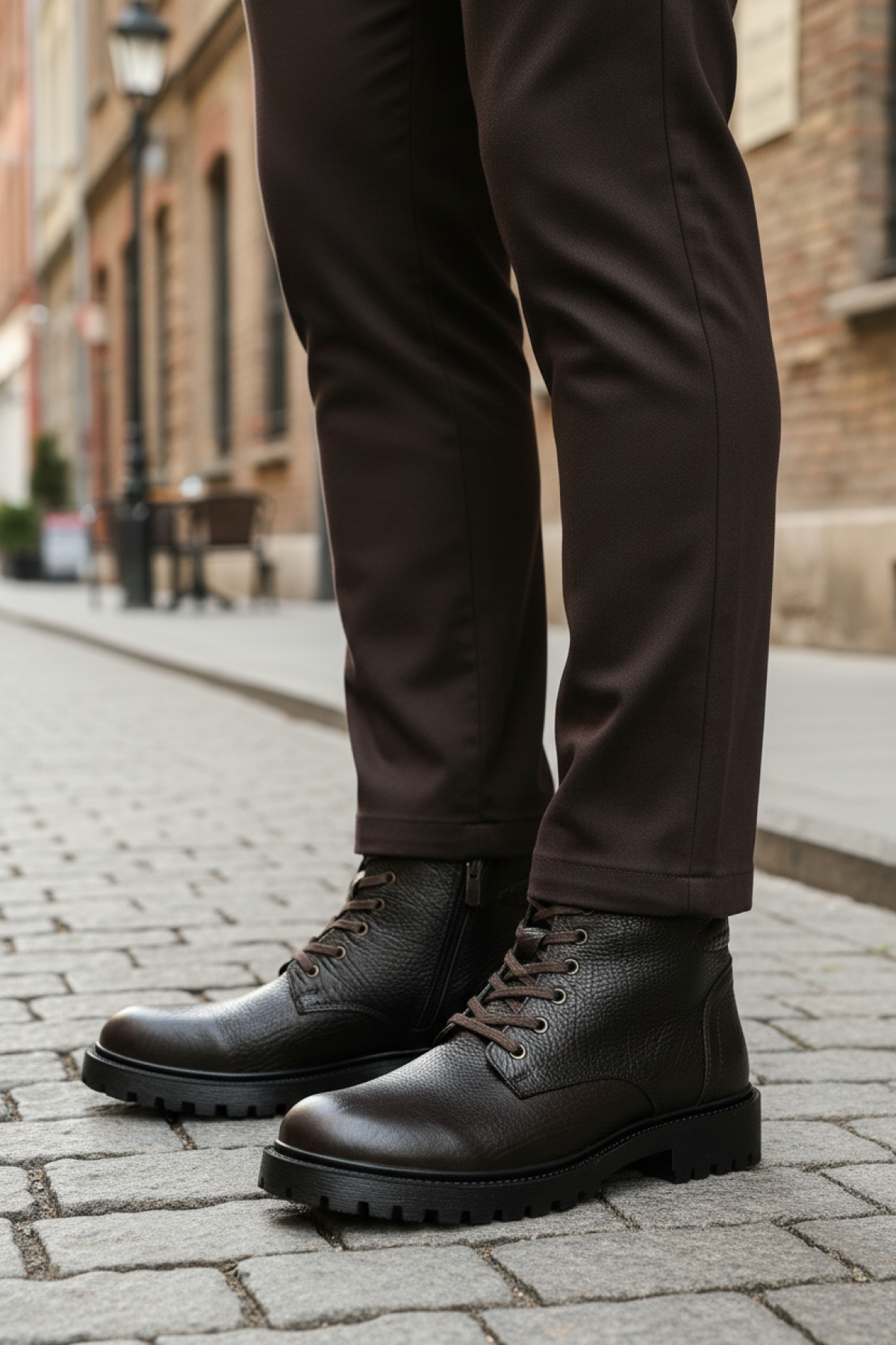 BUDAK 5PR Kahverengi Erkek Bot - Görsel 3