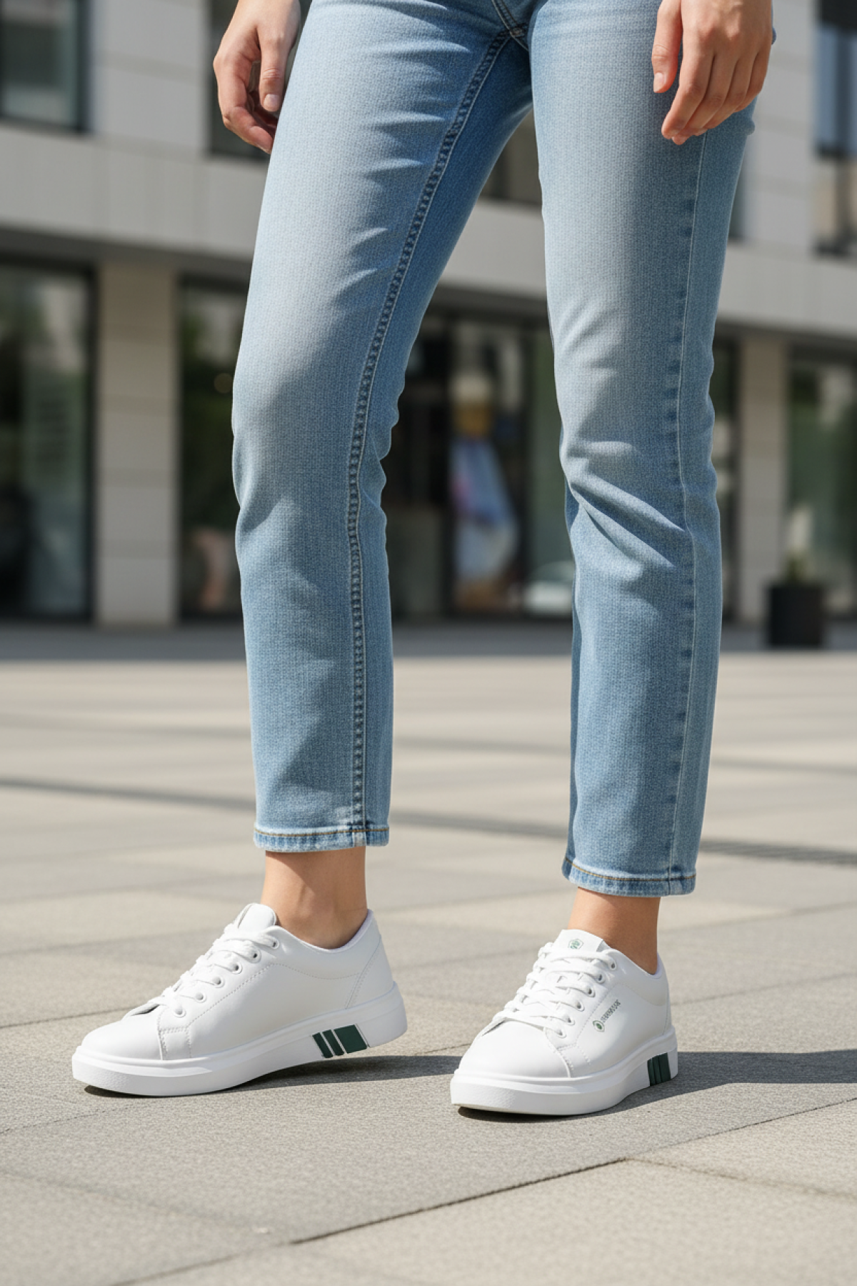 TINA 5PR Beyaz Kadın Sneaker - Görsel 3