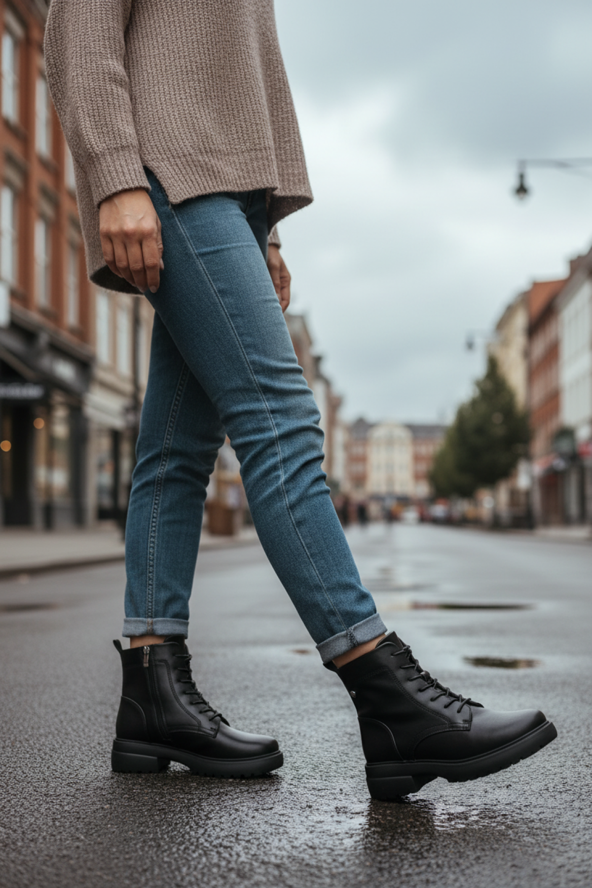 326550.Z 5PR Siyah Kadın Bot - Görsel 3