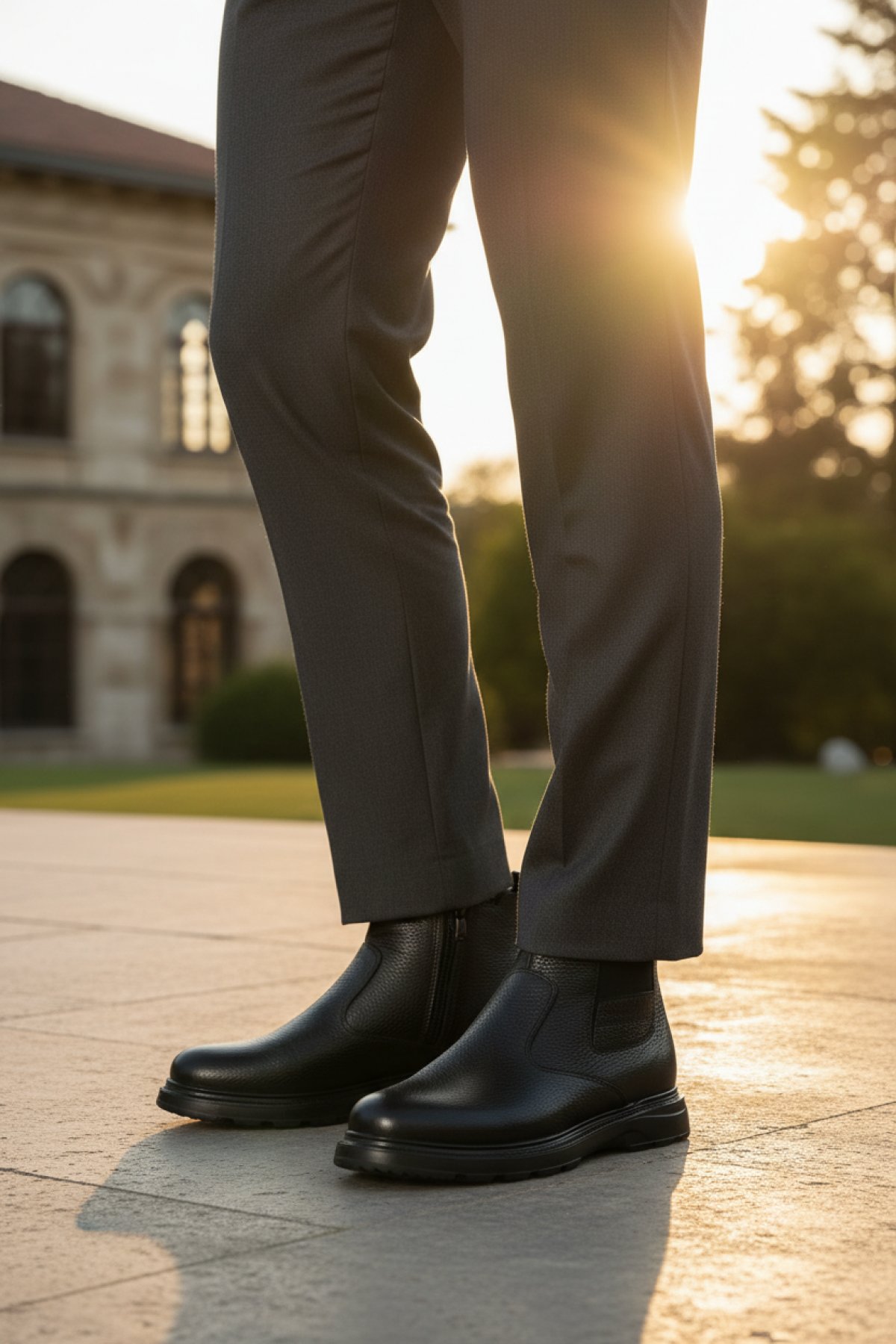 109052.M 5PR Siyah Erkek Bot - Görsel 3