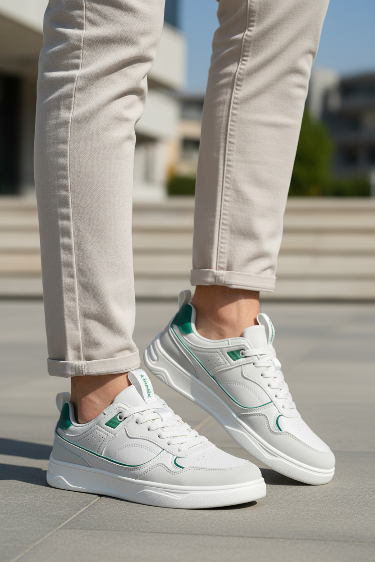 TERYA 5FX Beyaz Erkek Sneaker - Görsel 3