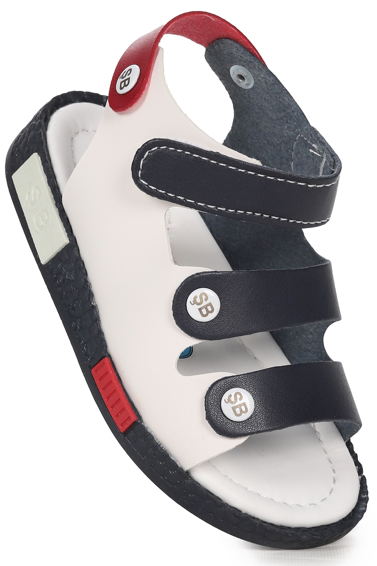 Erkek Çocuk Sandalet Şb 23502508-5816 Lacivert kırmızı beyaz - Görsel 2