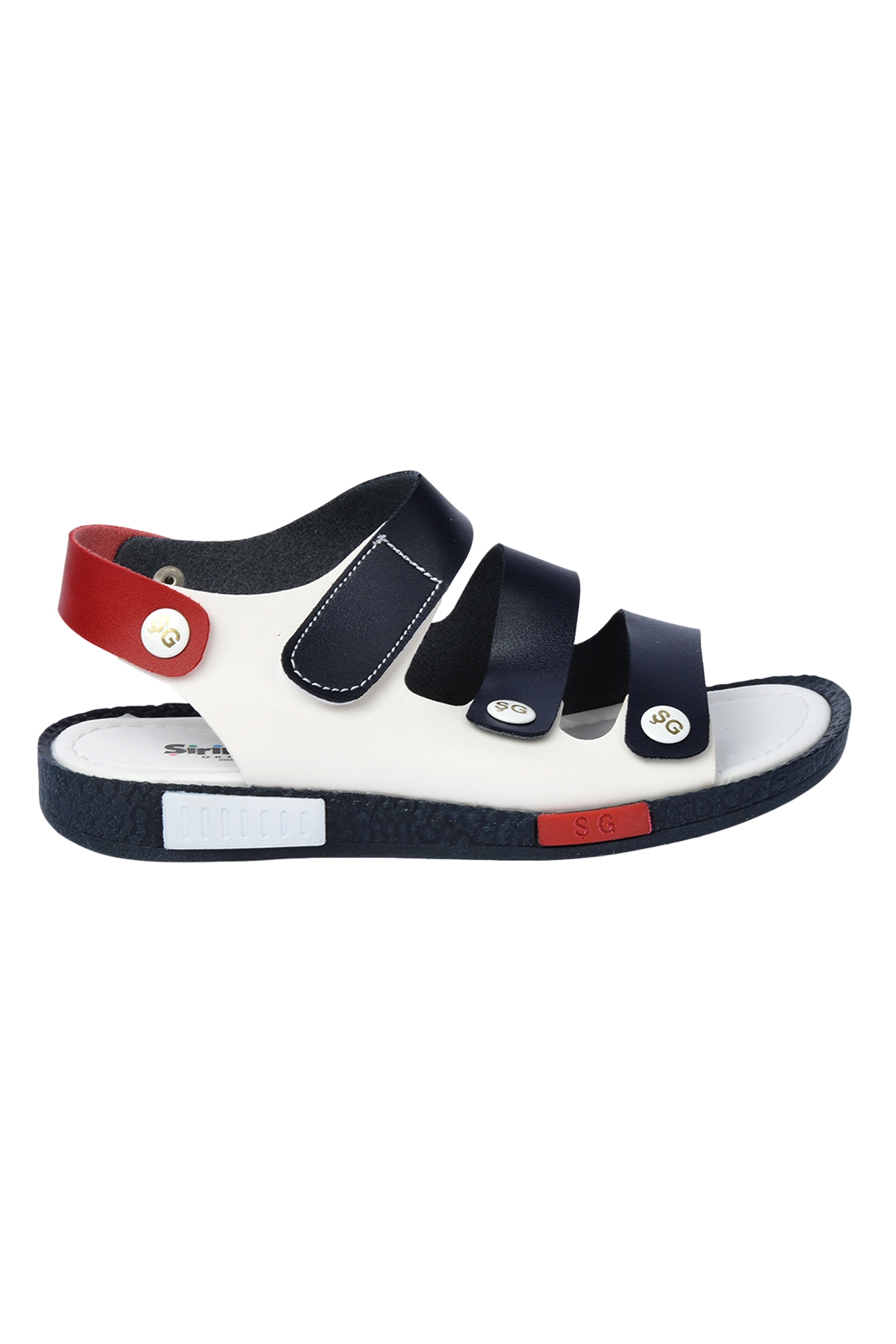 Erkek Çocuk Sandalet Şb 23502508-5816 Lacivert kırmızı beyaz - Görsel 5
