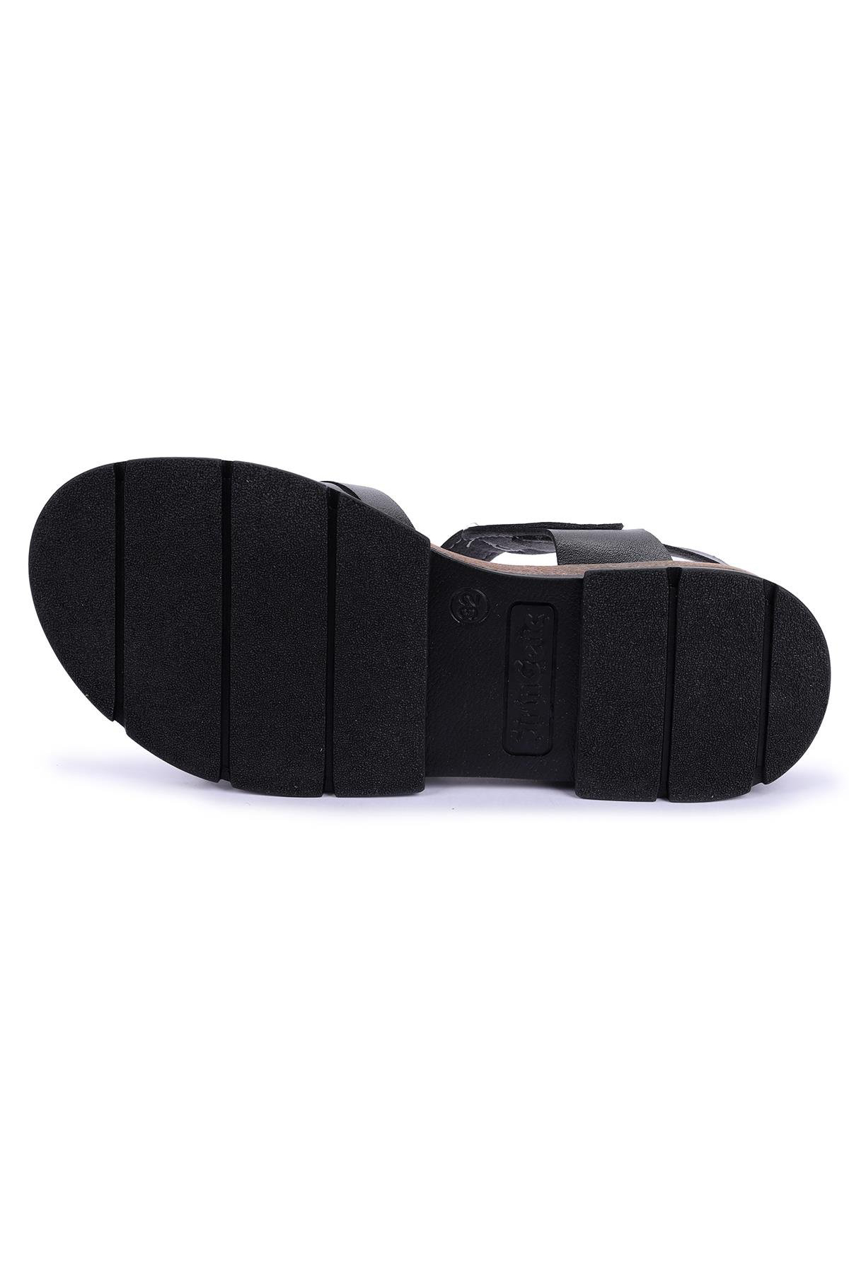 Kız Çocuk Sandalet Şb 2469-78 Siyah - Görsel 6