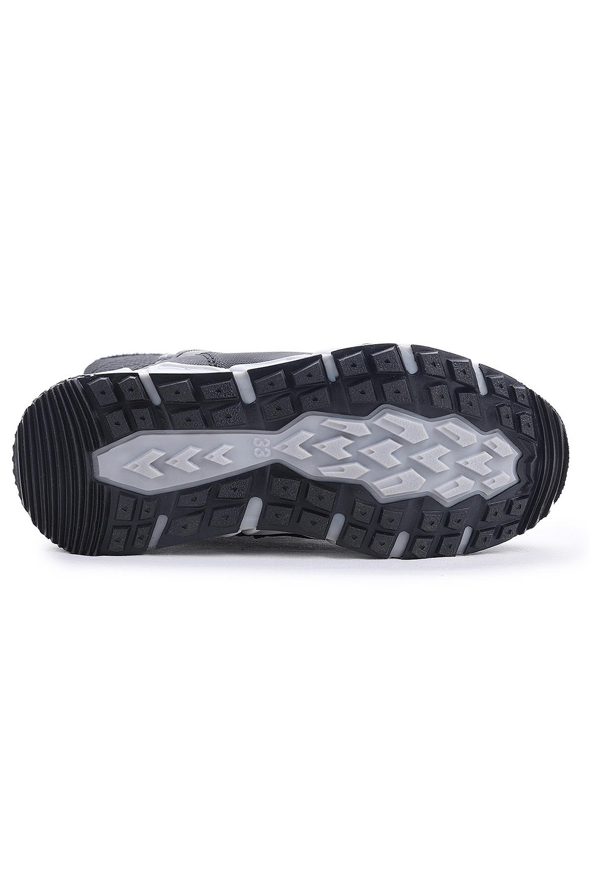Molina Suya Dayanıklı Fermuarlı Kız/Erkek Çocuk Kar Bot Ayakkabı Siyah - Görsel 6
