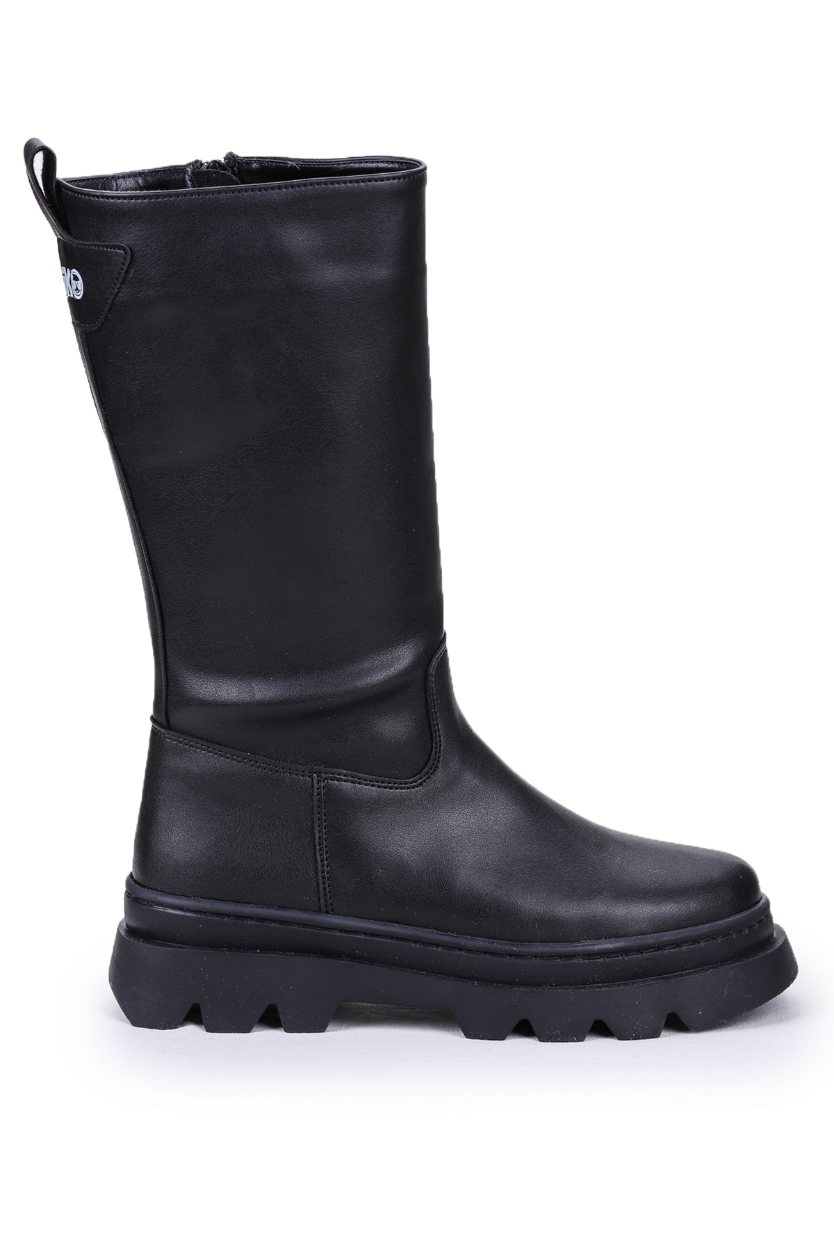 Metvay Uzun Fermuarlı Kız Çocuk Çizme Bot Siyah - Görsel 5