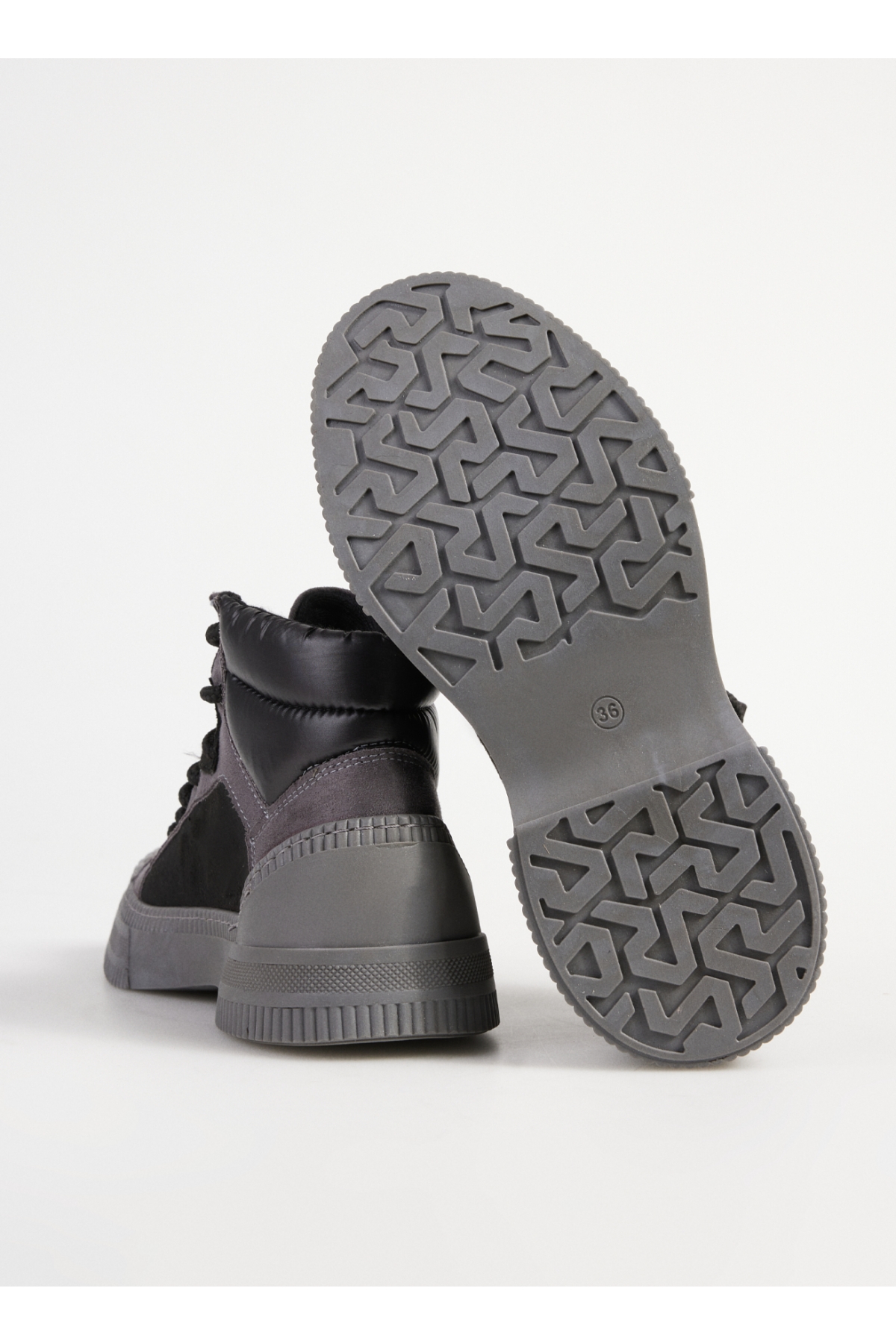 F By Fabrika F By Fabrika Gri-Siyah Kadın Bot NOZA | Flo Gri - 5. görsel