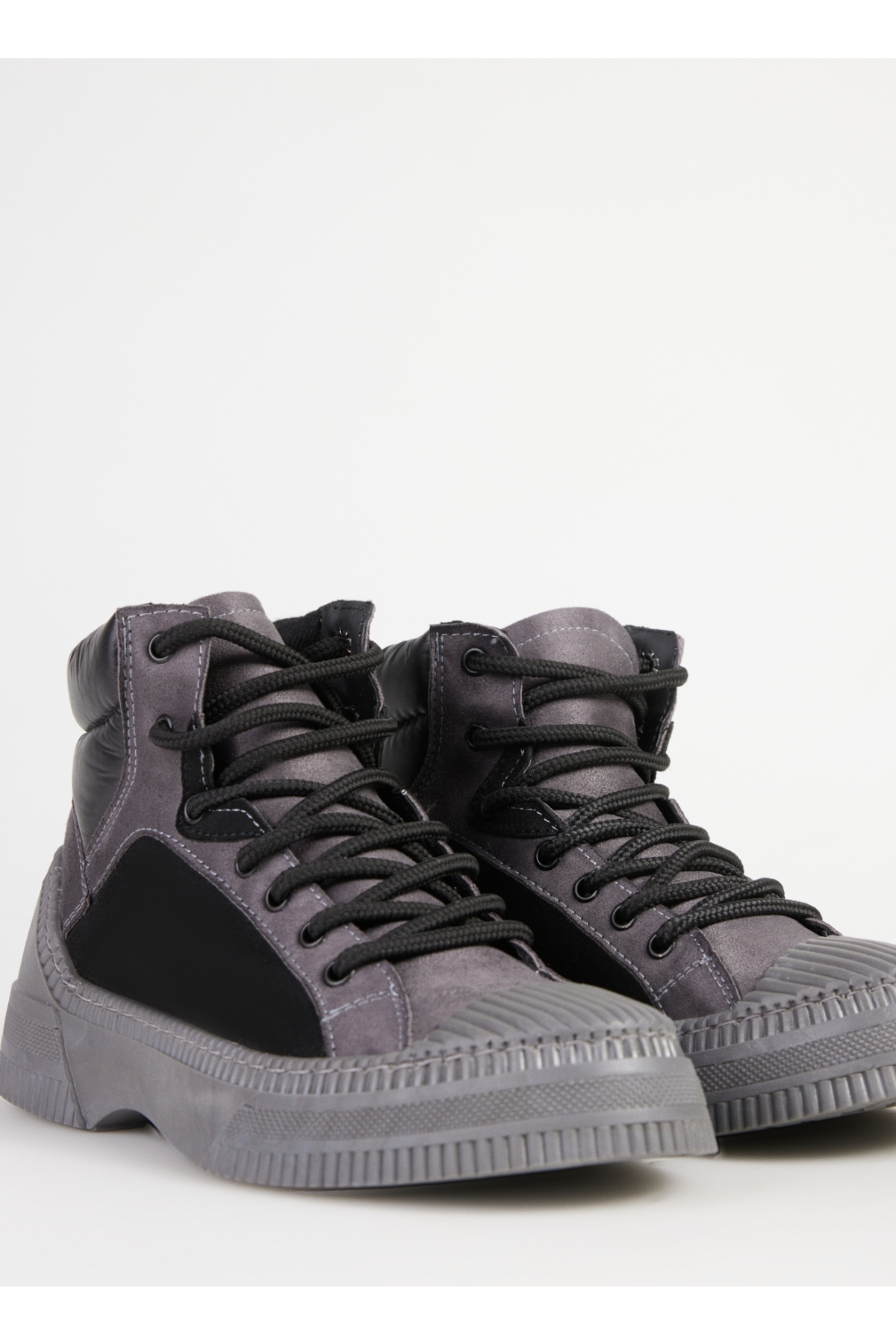 F By Fabrika F By Fabrika Gri-Siyah Kadın Bot NOZA | Flo Gri - 6. görsel