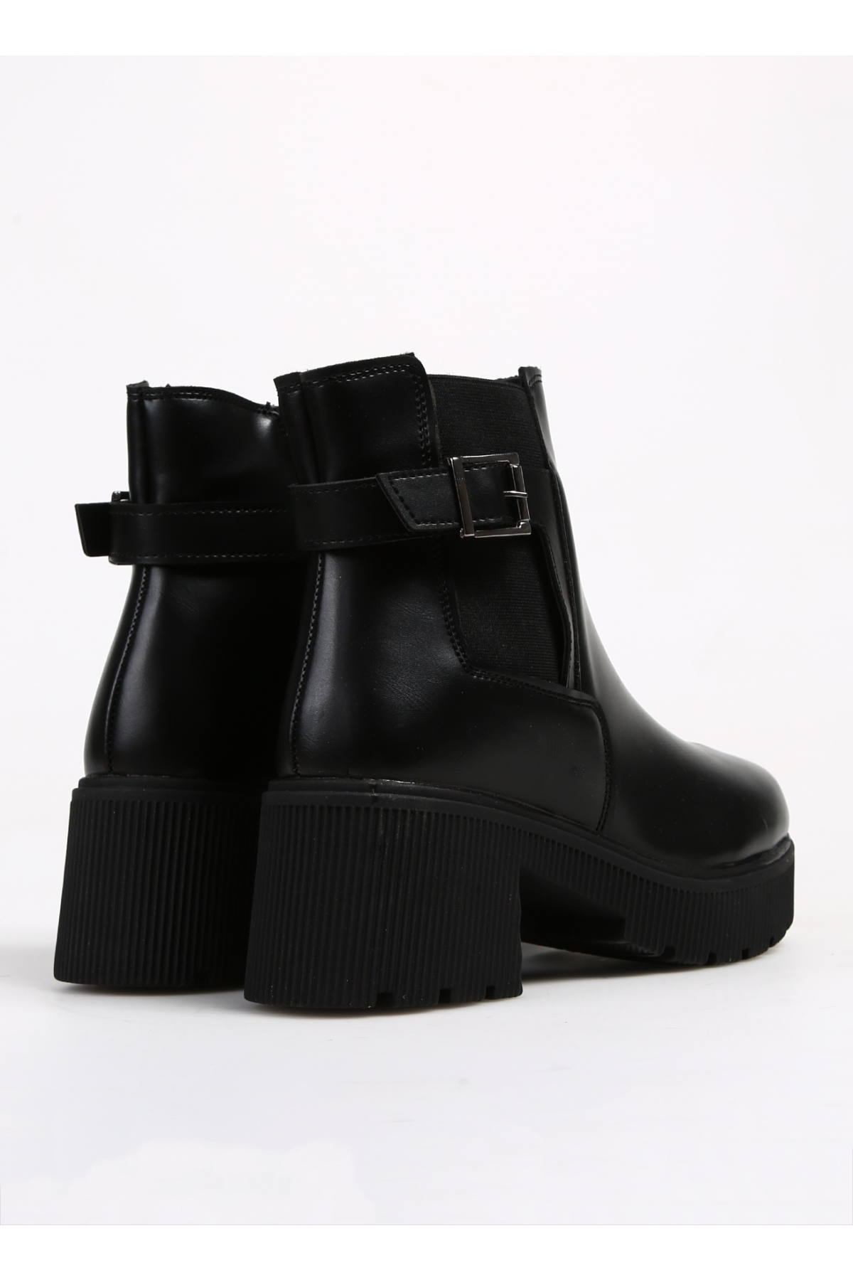 F By Fabrika F By Fabrika Siyah Kadın Topuklu Bot MANOEL | Flo Siyah - 4. görsel