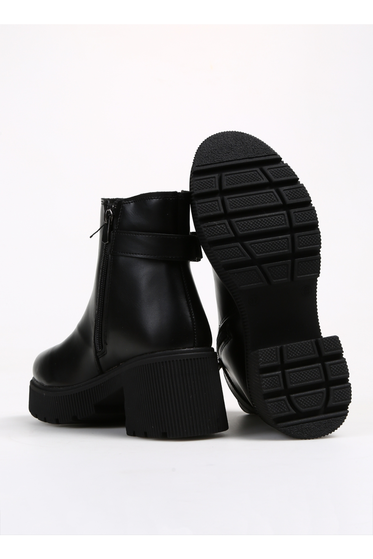 F By Fabrika F By Fabrika Siyah Kadın Topuklu Bot MANOEL | Flo Siyah - 5. görsel