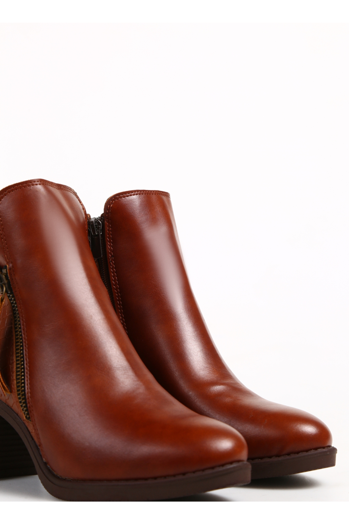 F By Fabrika F By Fabrika Taba Kadın Topuklu Bot ILNAU | Flo Taba - 6. görsel