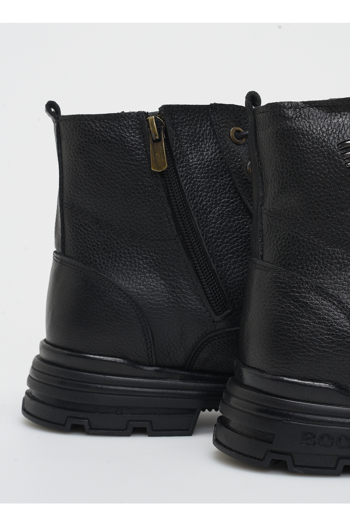 F By Fabrika F By Fabrika Siyah Erkek Deri Bot DABIZAS | Flo Siyah - 5. görsel