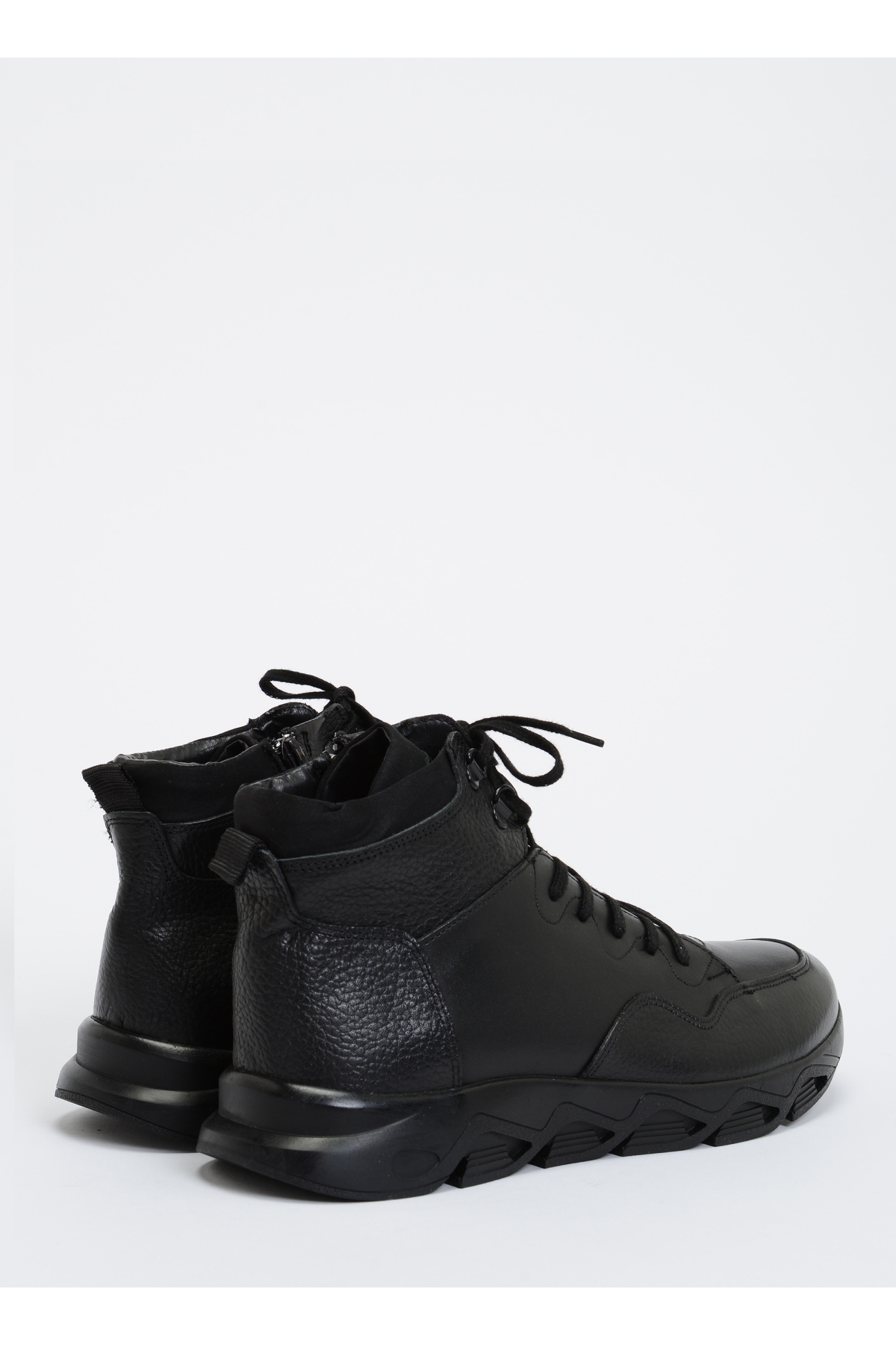 F By Fabrika F By Fabrika Deri Siyah Erkek Bot GARMENT Flo'da! Siyah - 4. görsel
