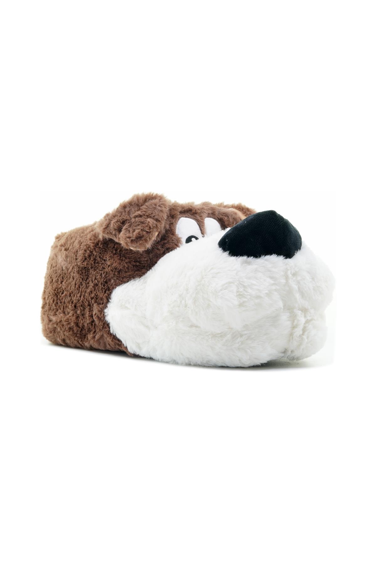 Twıgy Bobby Unısex Hayvanlı Panduf (36-41) 23k T-bobby U Kahve - Görsel 5