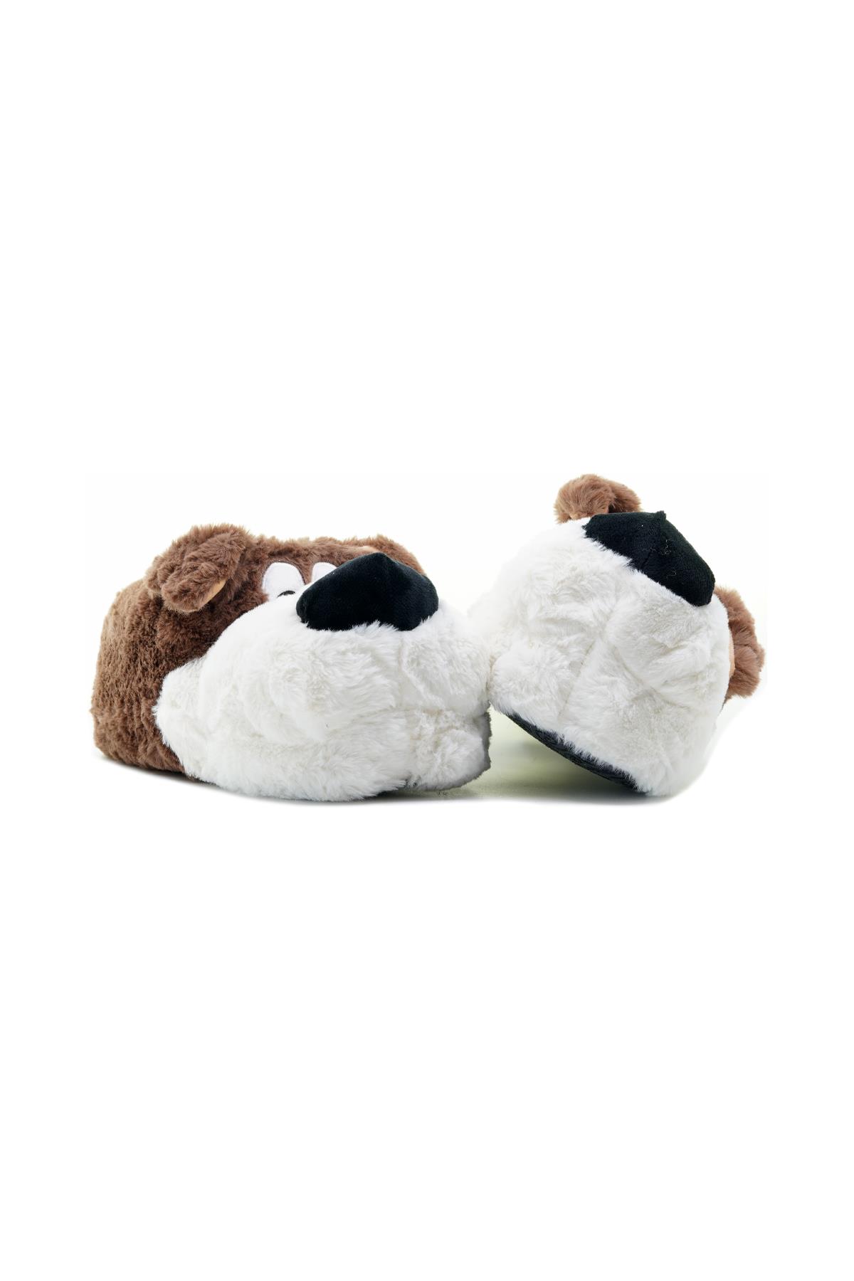 Twıgy Bobby Unısex Hayvanlı Panduf (36-41) 23k T-bobby U Kahve - Görsel 7