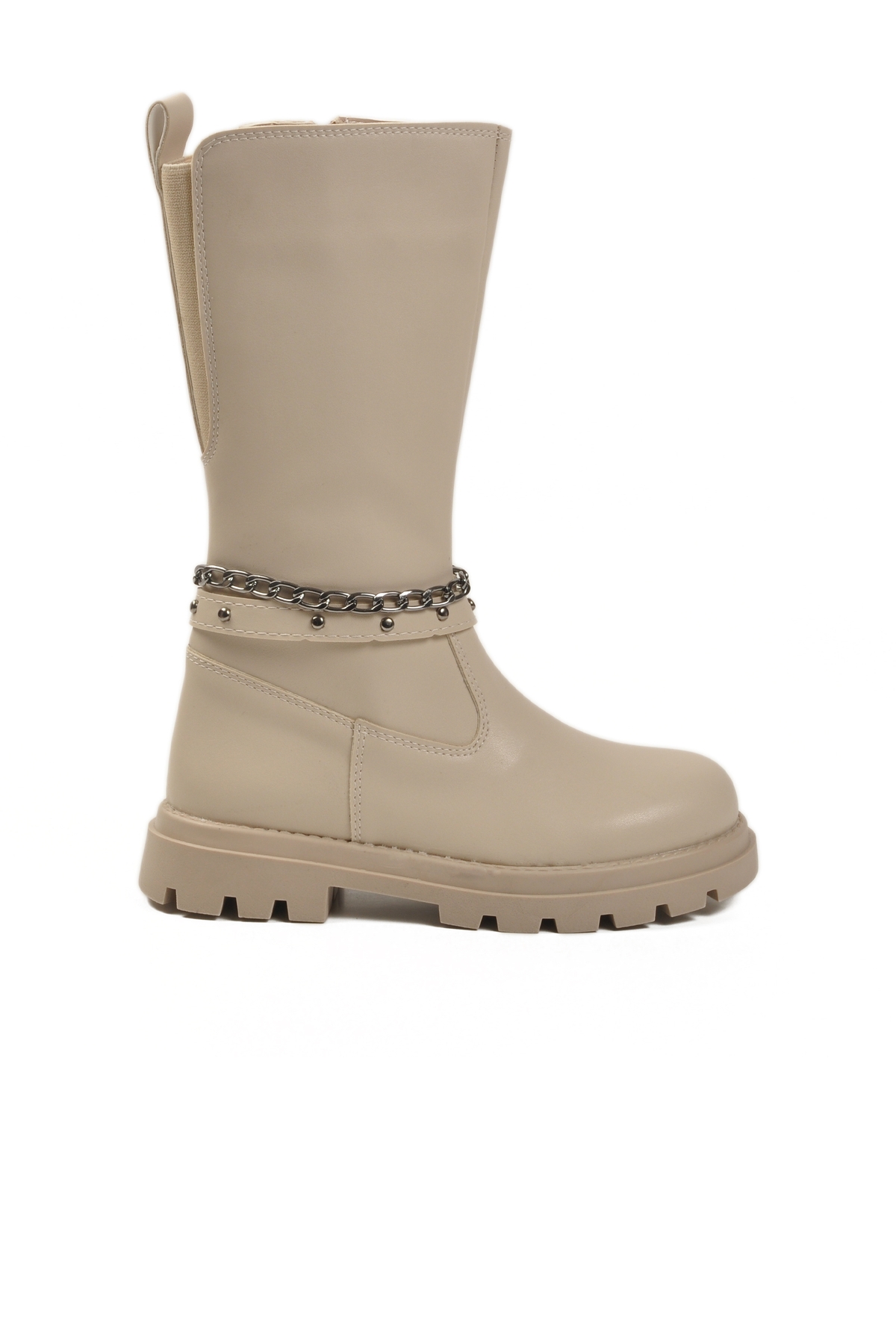 Bej İçi Polarlı Fermuarlı Kız Çocuk Çizme Paris-26K F - Görsel 2