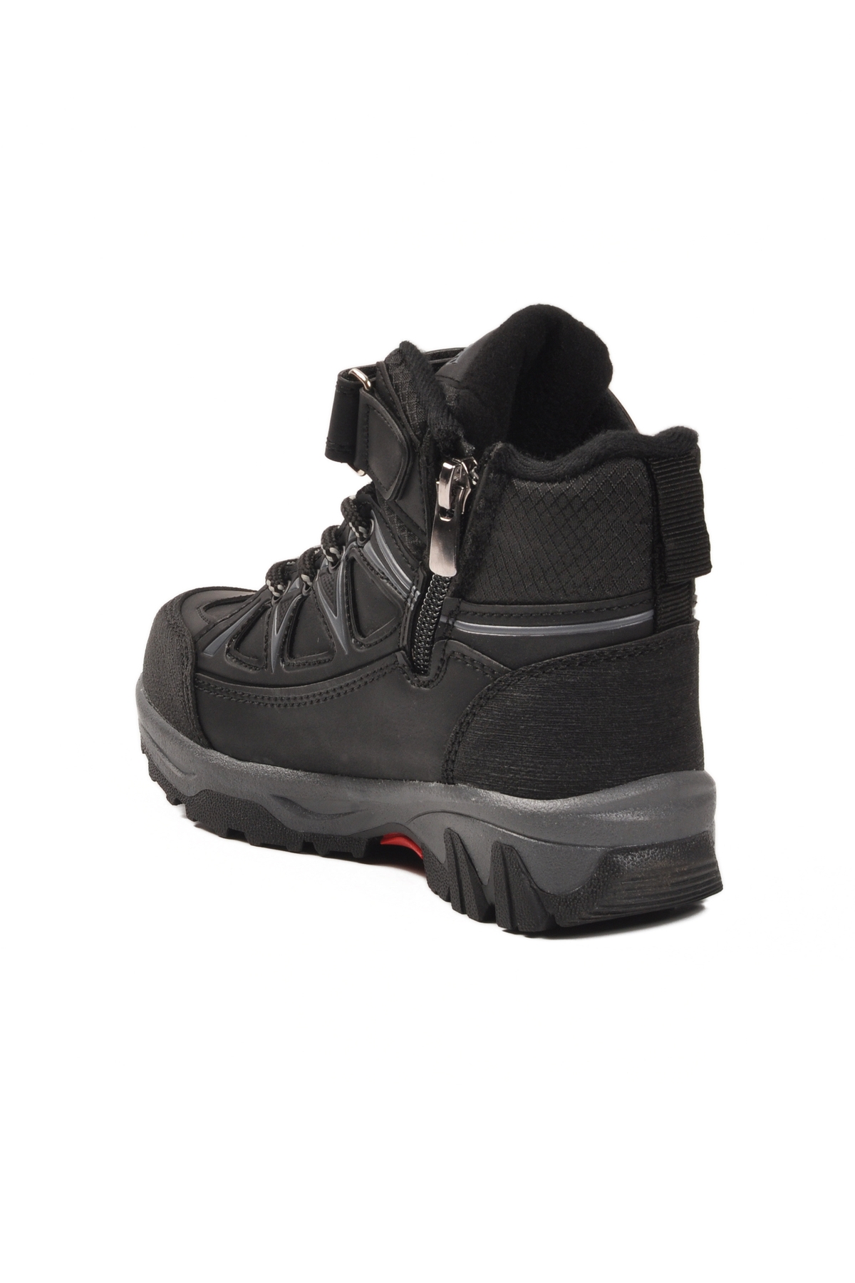 Siyah Polarlı Kaymaz Taban Çocuk Outdoor Bot 2301 P - Görsel 5