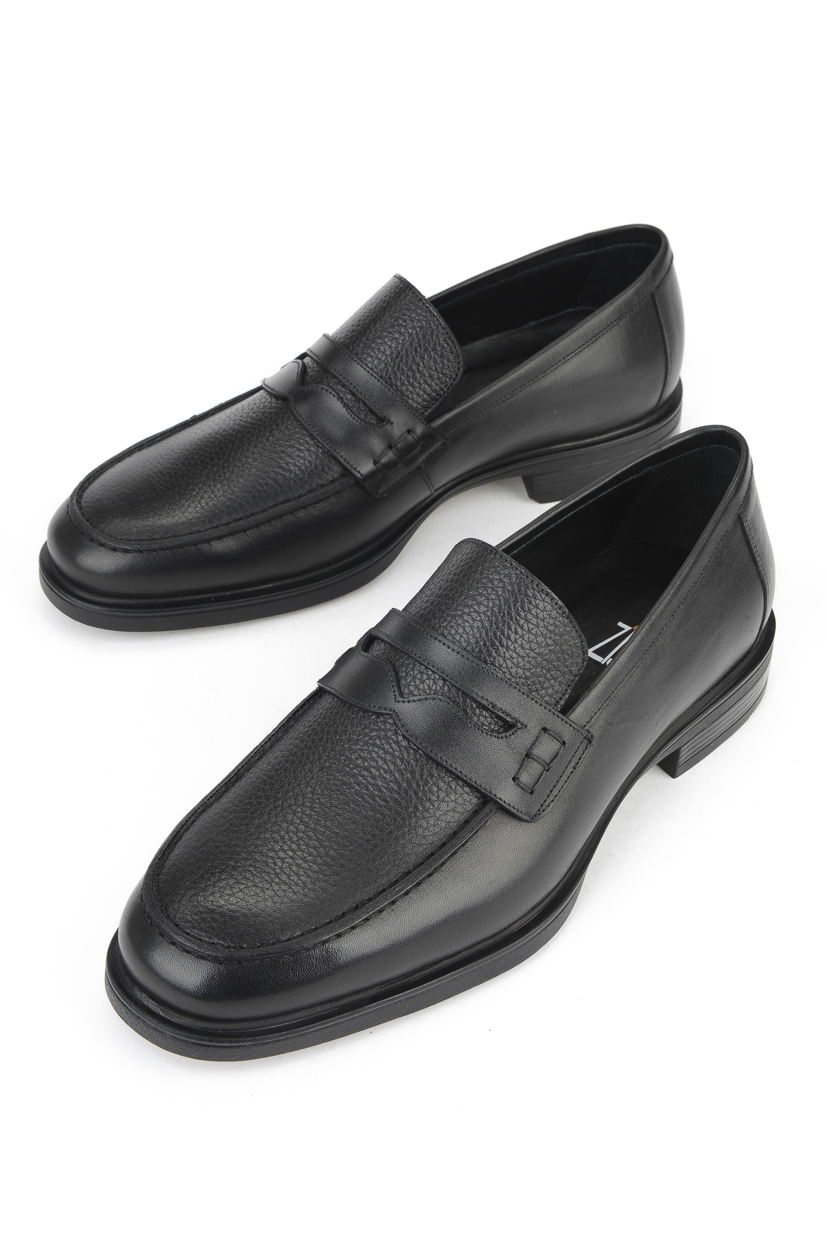 Erkek Hakiki Deri Ayakkabı 153745Z27650 Siyah - Görsel 6