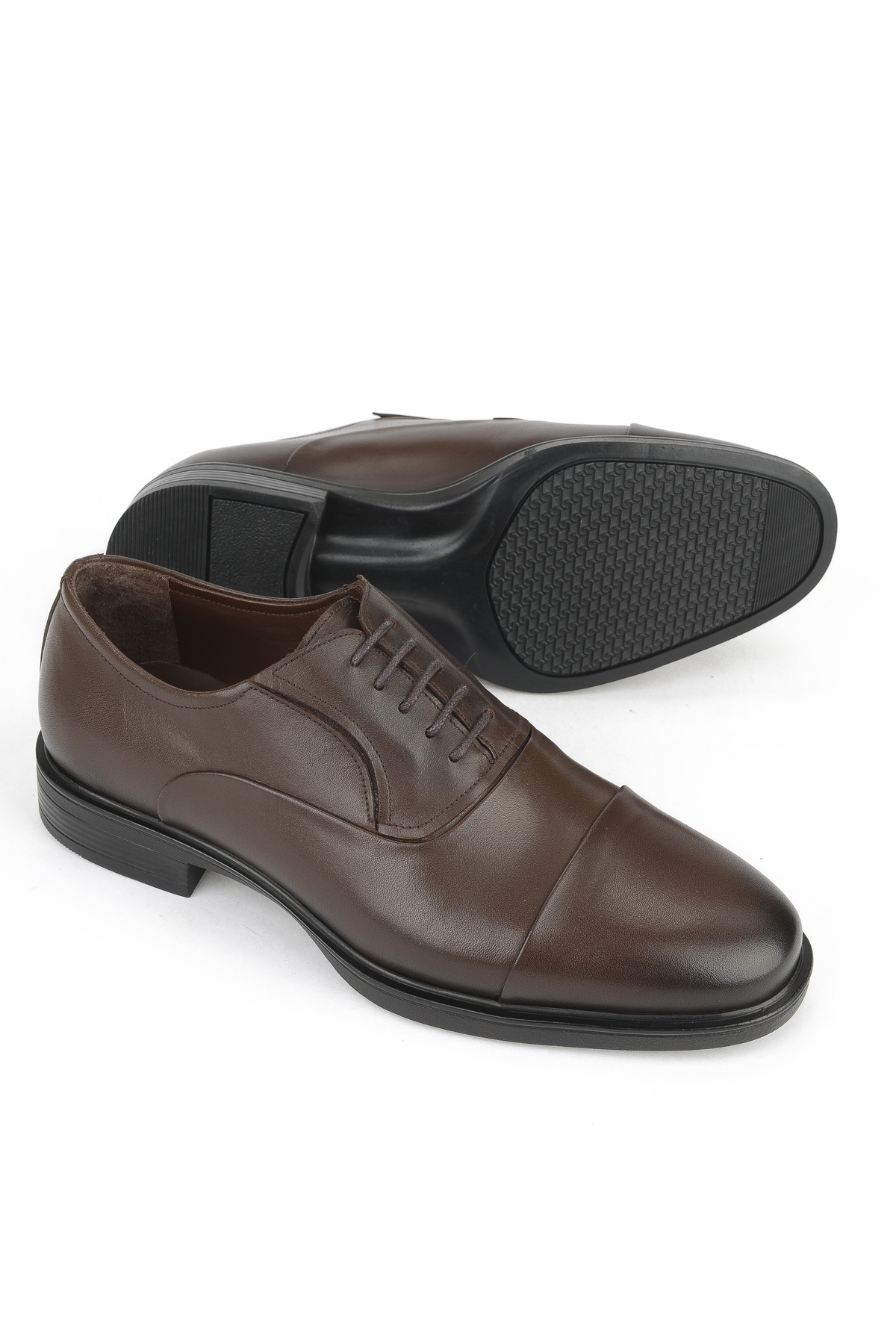 Erkek Hakiki Deri Ayakkabı 153745Z276141 Kahve - Görsel 5