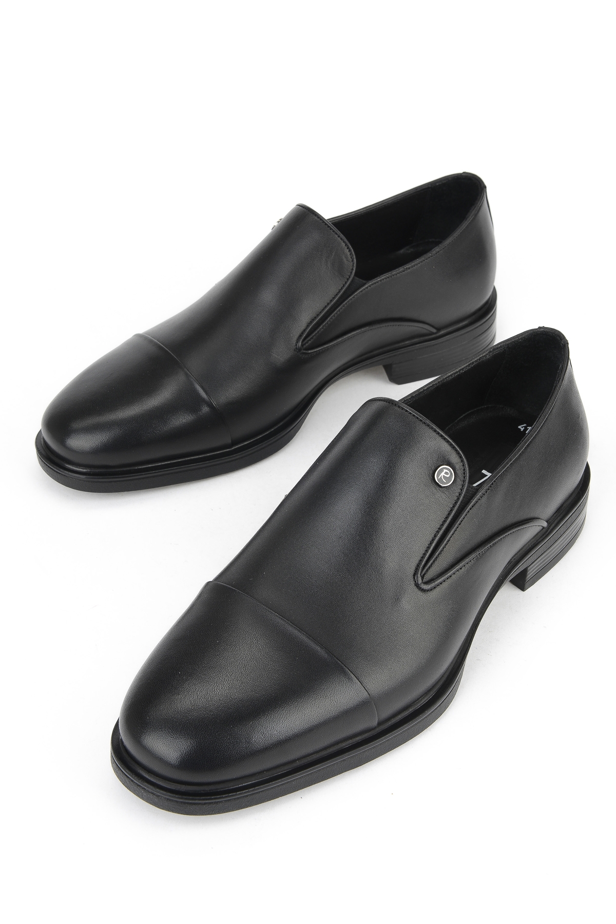 Erkek Hakiki Deri Ayakkabı 153745Z27617 Siyah - Görsel 6