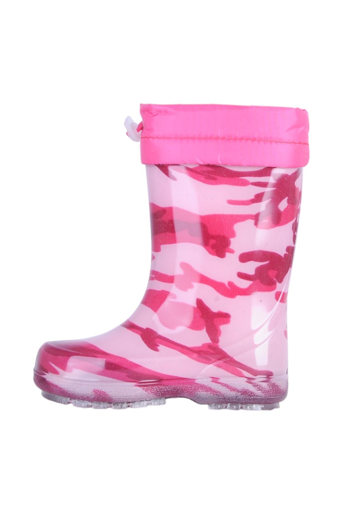 Pf-580 Kmf Pembe Kürklü Kız Çocuk Çizme Bot Ayakkabı - Görsel 4