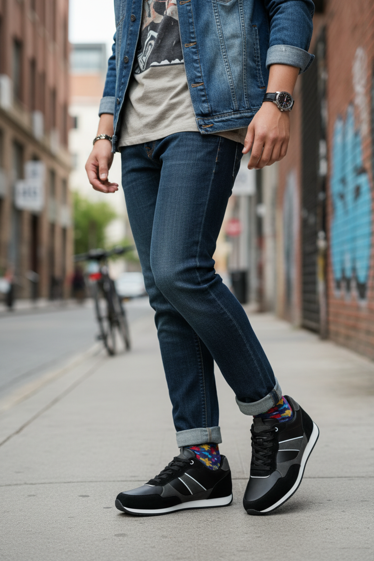 PERO SLV 5PR Siyah Erkek Spor Ayakkabı - Görsel 3