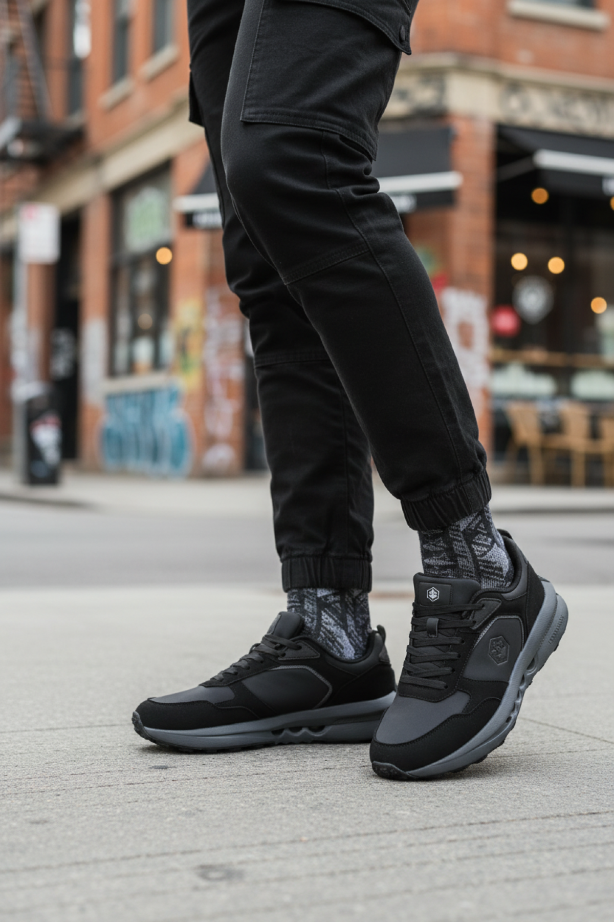 GOOLE 5PR Siyah Erkek Spor Ayakkabı - Görsel 3