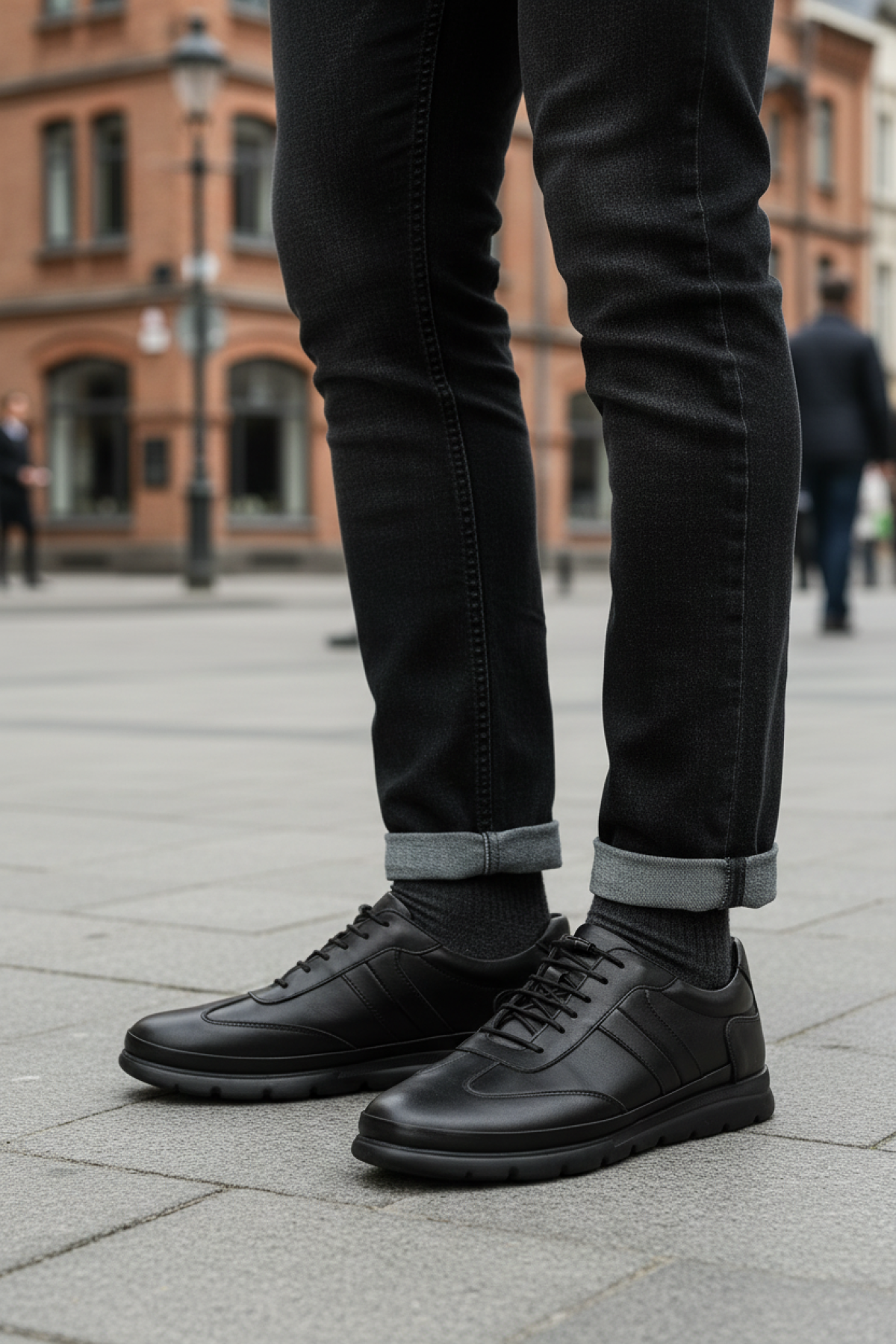 Polaris 5 Nokta 109007.M 5PR Siyah Erkek Comfort Ayakkabı - Görsel 3