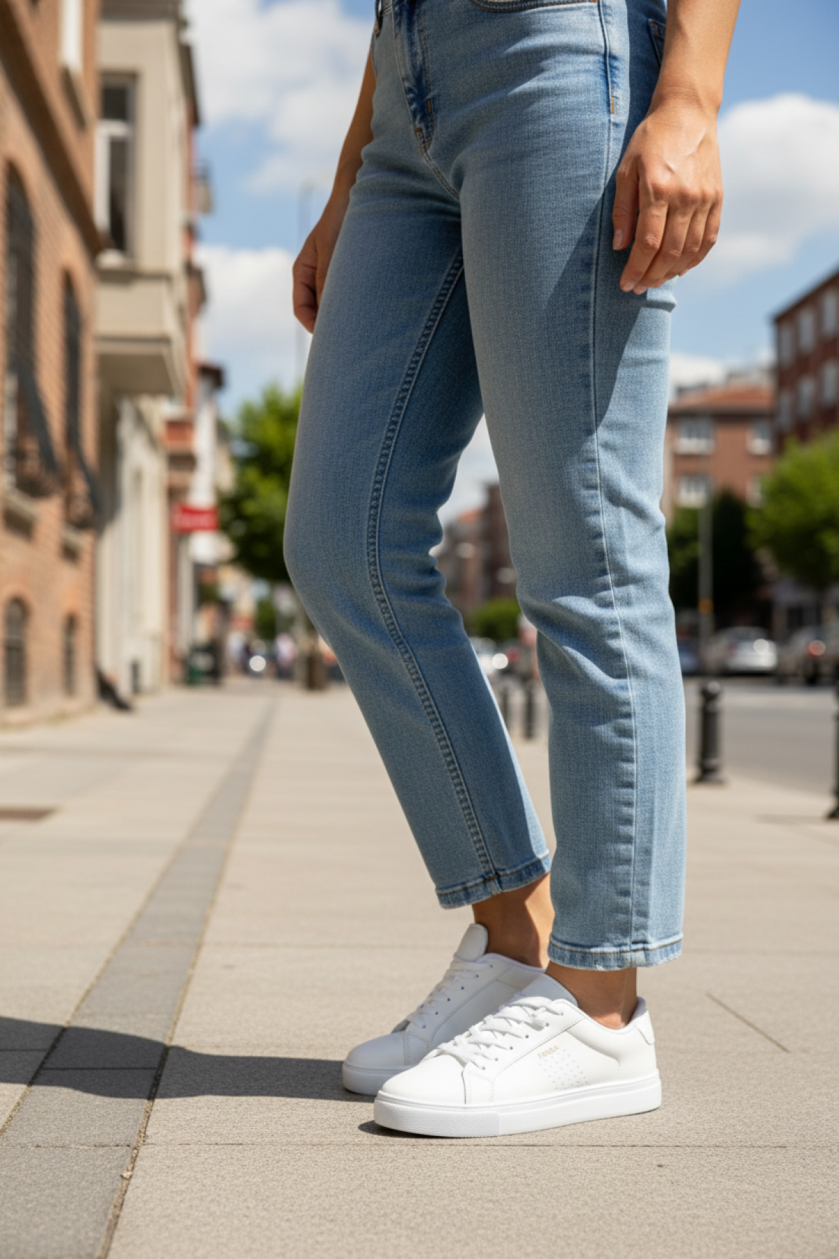 PORO W 5PR Beyaz Kadın Sneaker - Görsel 3