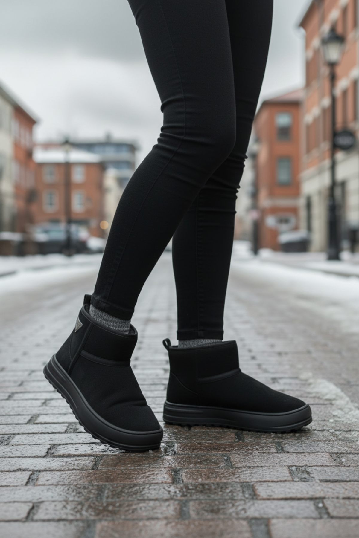 Kinetix SARO 5PR Siyah Kadın Kar Botu - Görsel 3