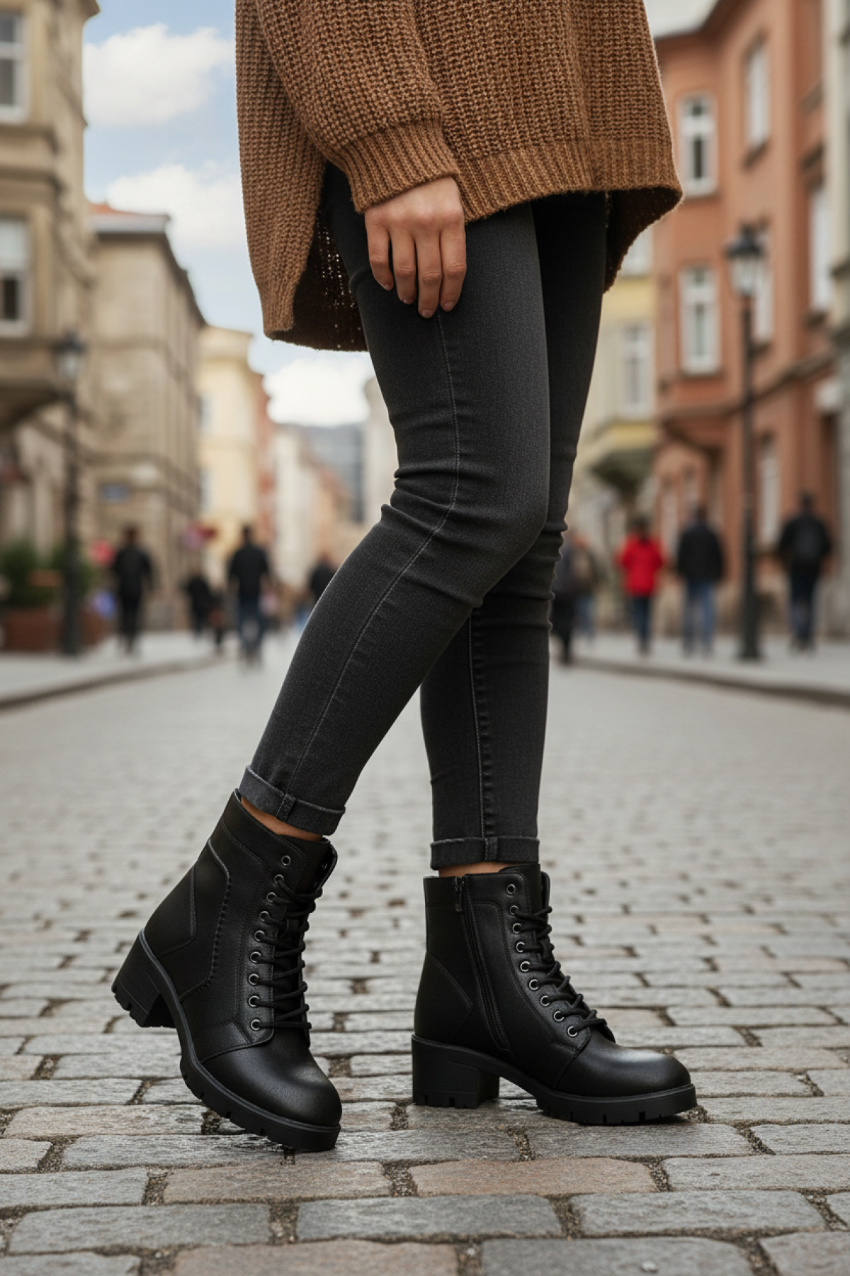 318600.Z 5PR Siyah Kadın Topuklu Bot - Görsel 3