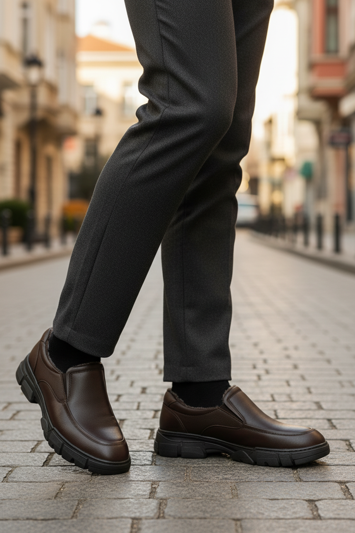 Polaris 5 Nokta 107155 KRK.M 5PR Kahverengi Erkek Rahat Ayakkabı - Görsel 3