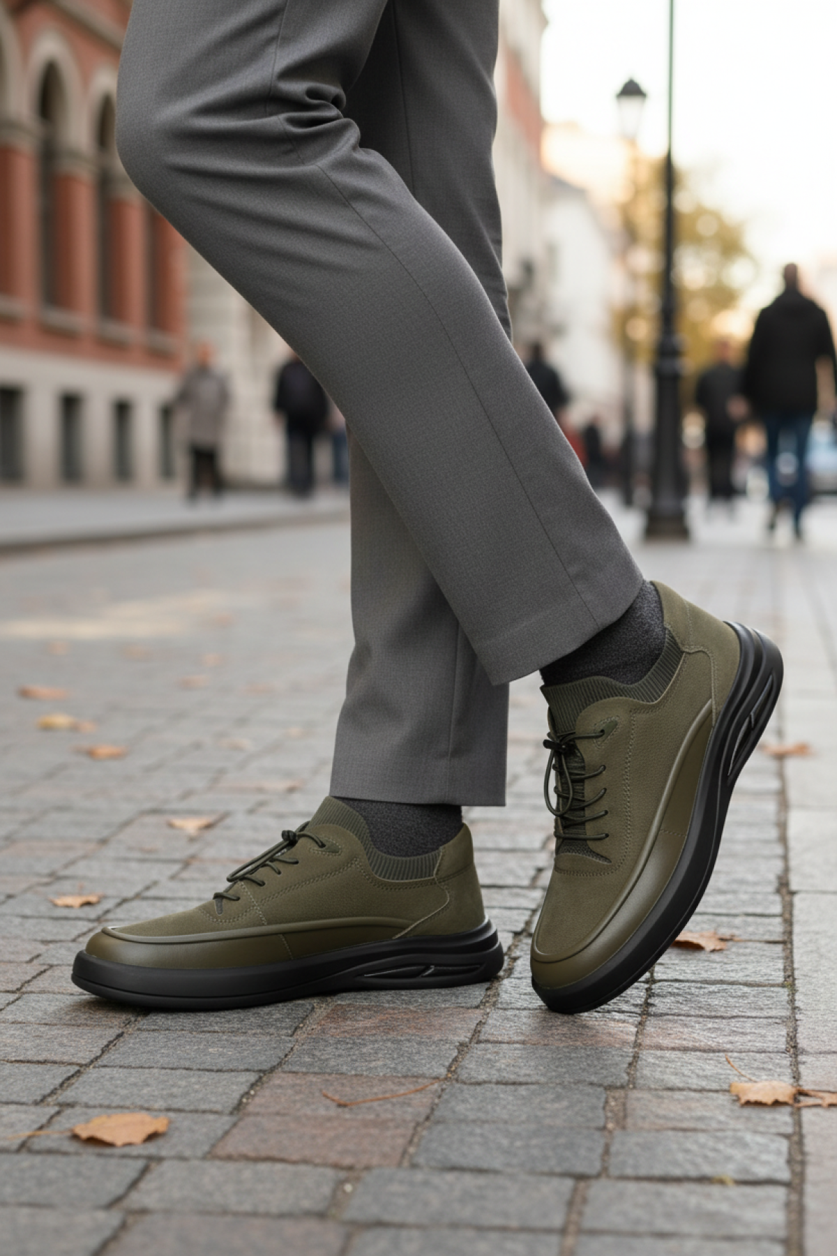 INCI ZEAL 5PR Haki Erkek Comfort Ayakkabı - Görsel 3