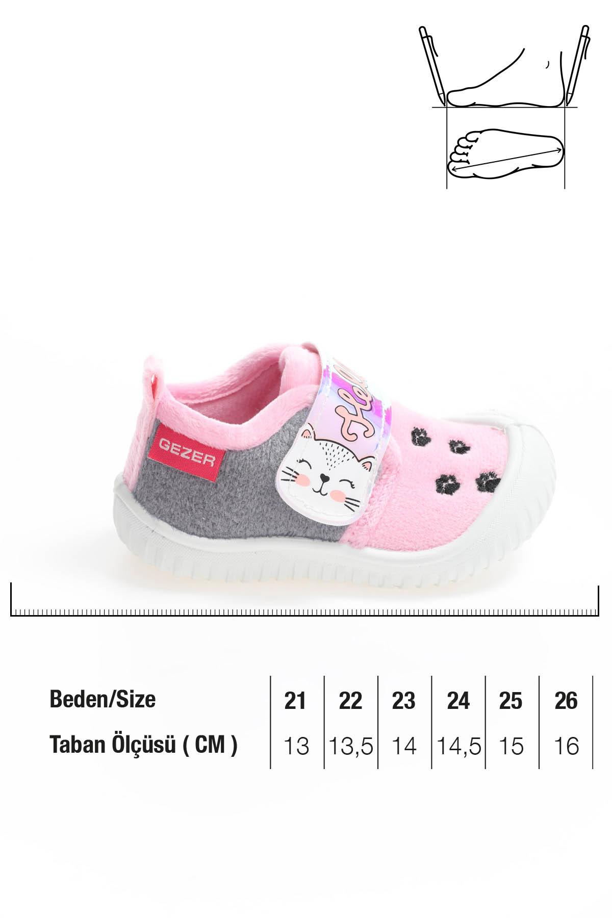 Kışlık Panduf Bebe Kız Ayakkabı - Görsel 3