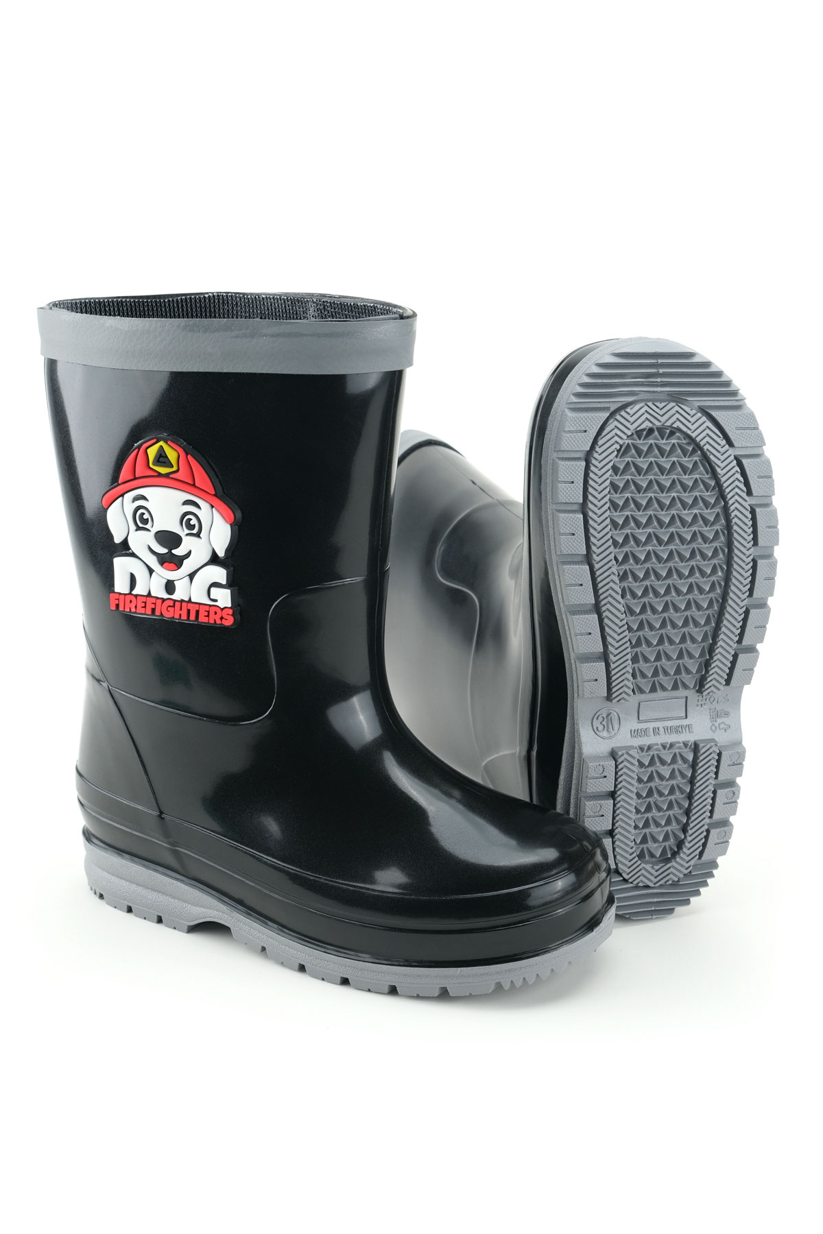 Erkek Çocuk Kışlık PVC Su Gecirmez İçinde Harici Çıkarılabilir Çoraplı Yağmur Bot Çizme - Görsel 7