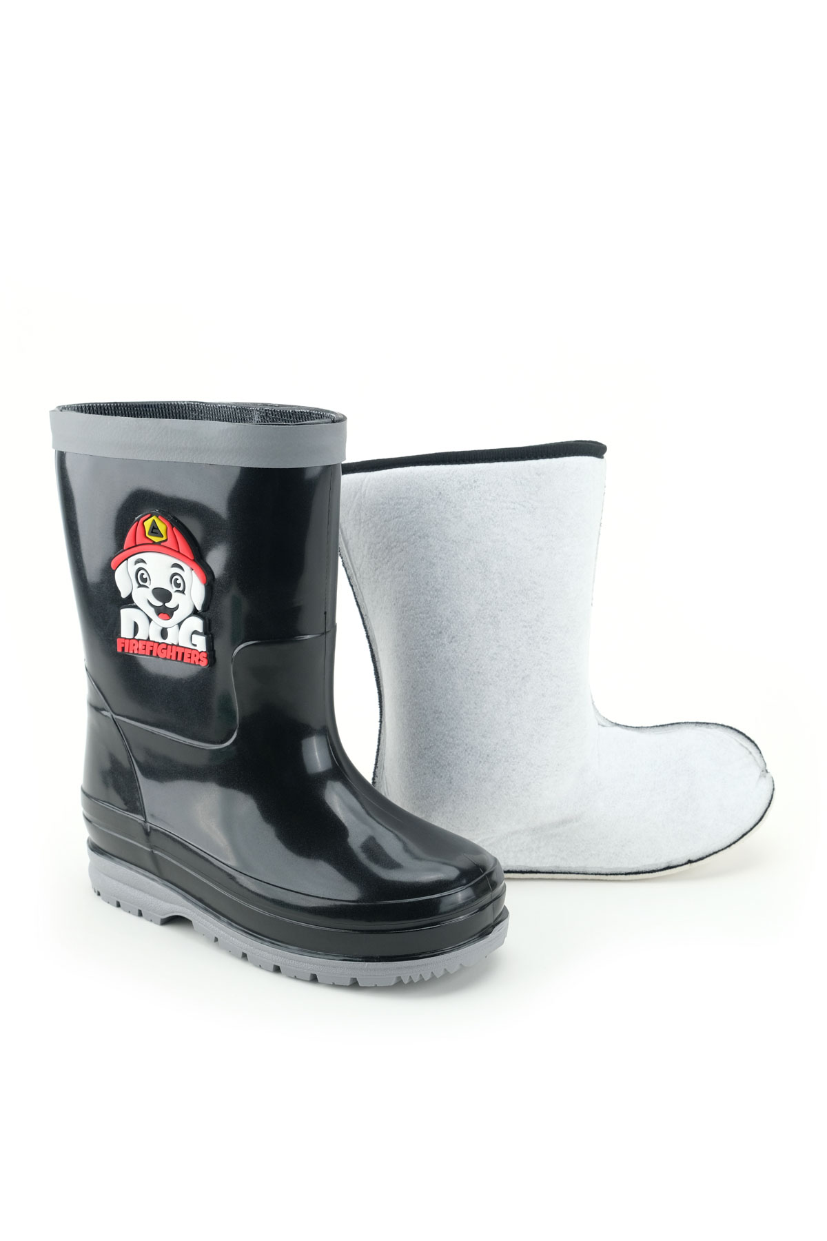 Erkek Çocuk Kışlık PVC Su Gecirmez İçinde Harici Çıkarılabilir Çoraplı Yağmur Bot Çizme - Görsel 8