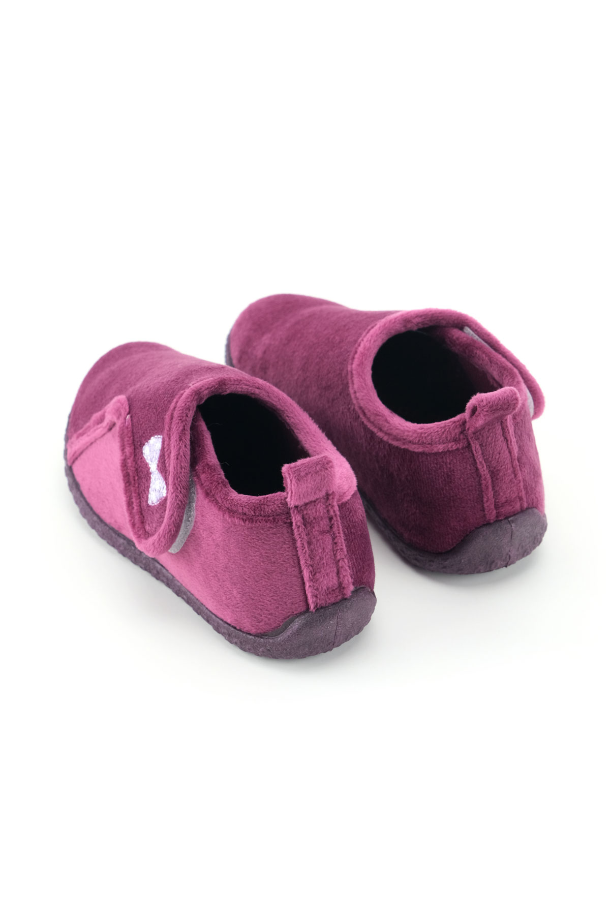 Kışlık Kız Çocuk PVC Rahat Taban Cırt Cırtlı Ayarlanabilir Ev Okul Kreş Panduf Ayakkabı - Görsel 5