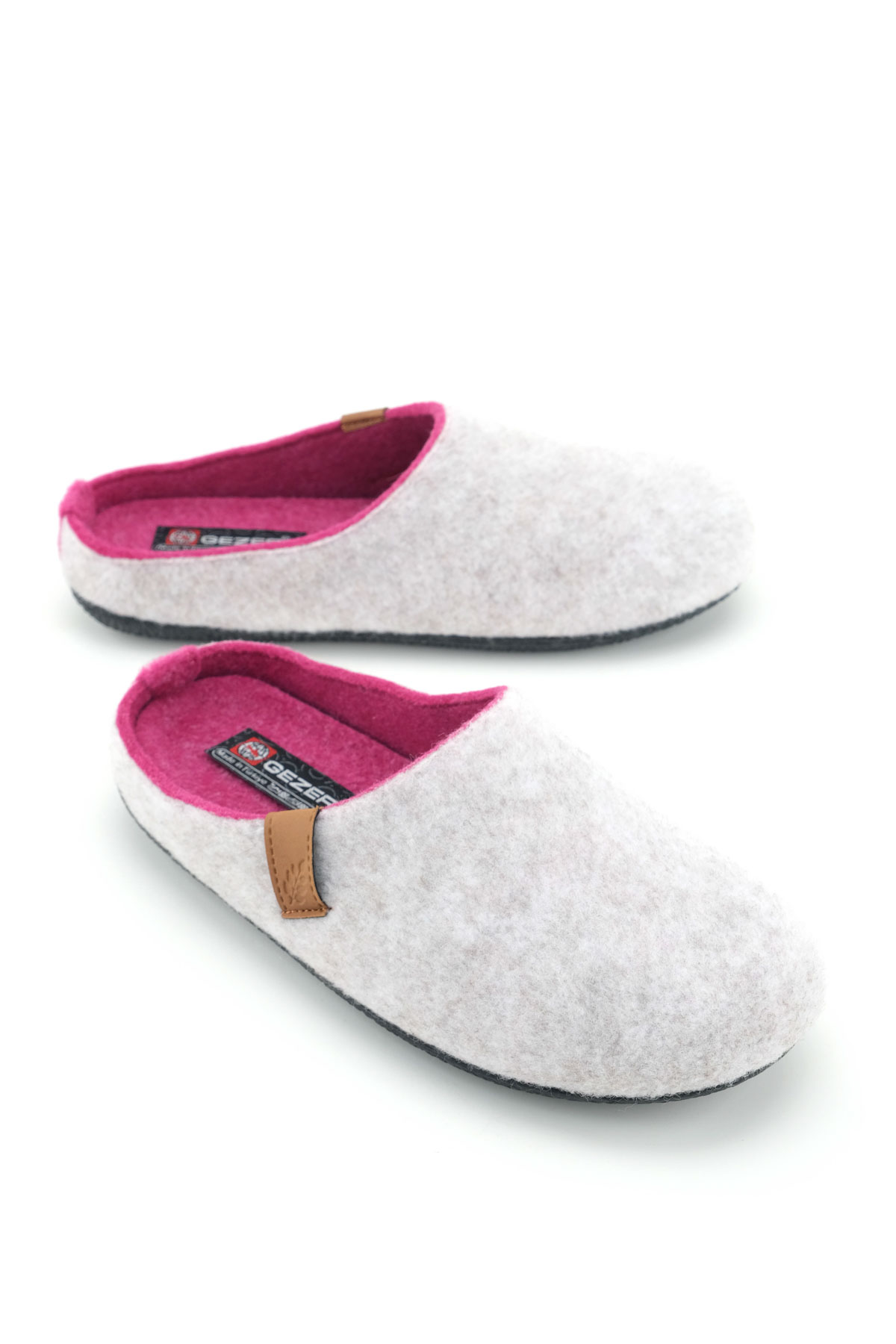 Gezer Gezer Beyaz Kışlık Çıkarılabilir Comfort Taban Kadın Ev Bahçe Terlik Sandalet & Terlik | Flo Beyaz - 2. görsel