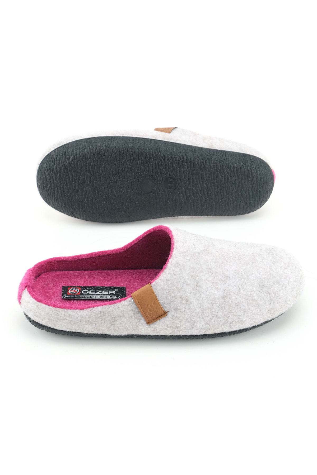 Gezer Gezer Beyaz Kışlık Çıkarılabilir Comfort Taban Kadın Ev Bahçe Terlik Sandalet & Terlik | Flo Beyaz - 6. görsel