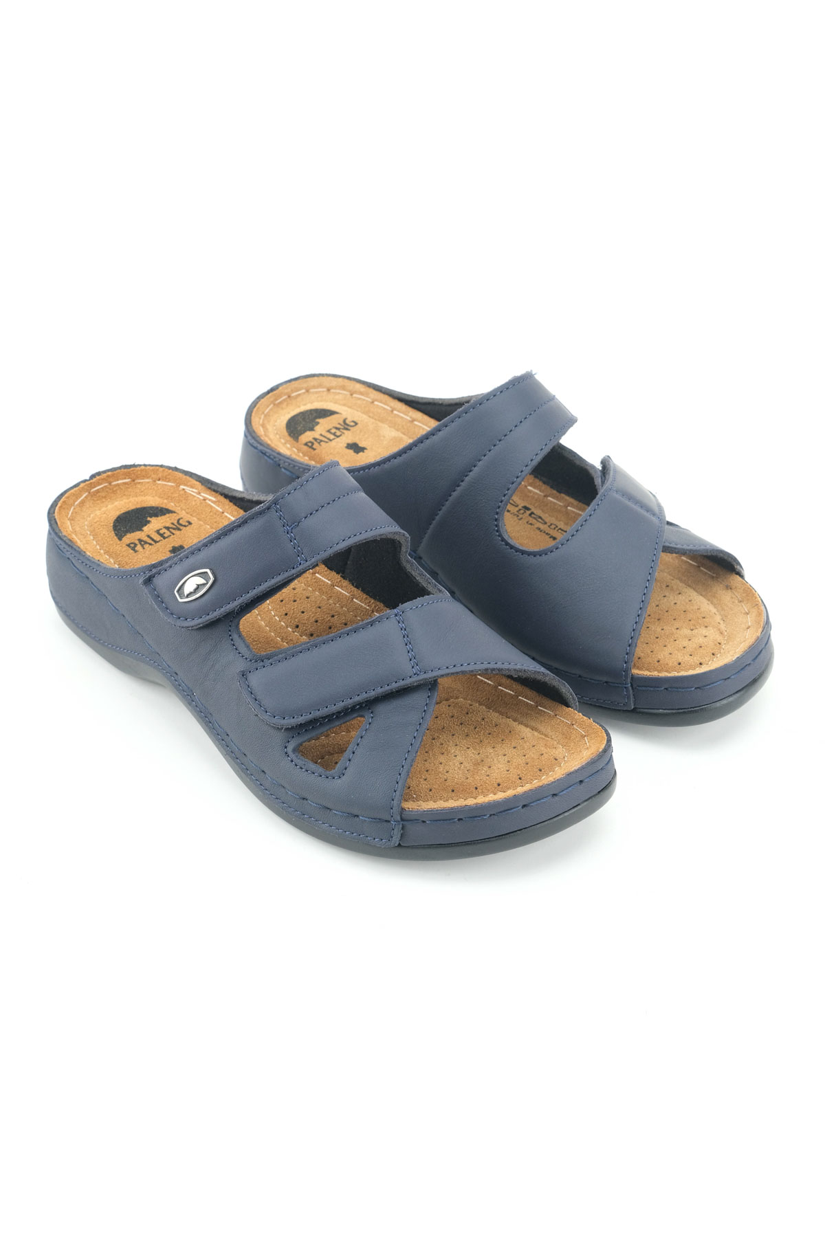 Gezer Kadın Ayarlanabilir Hakiki Deri Terlik - Görsel 4