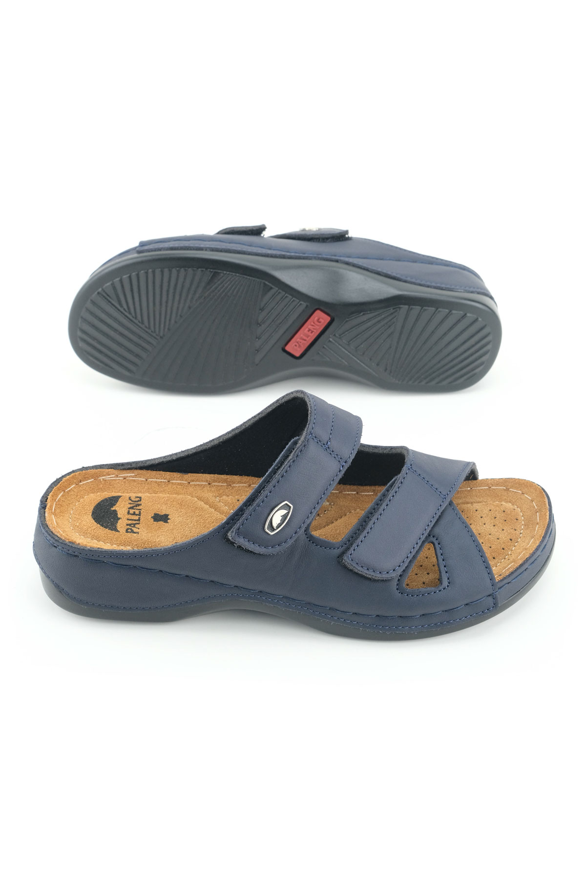 Gezer Kadın Ayarlanabilir Hakiki Deri Terlik - Görsel 6