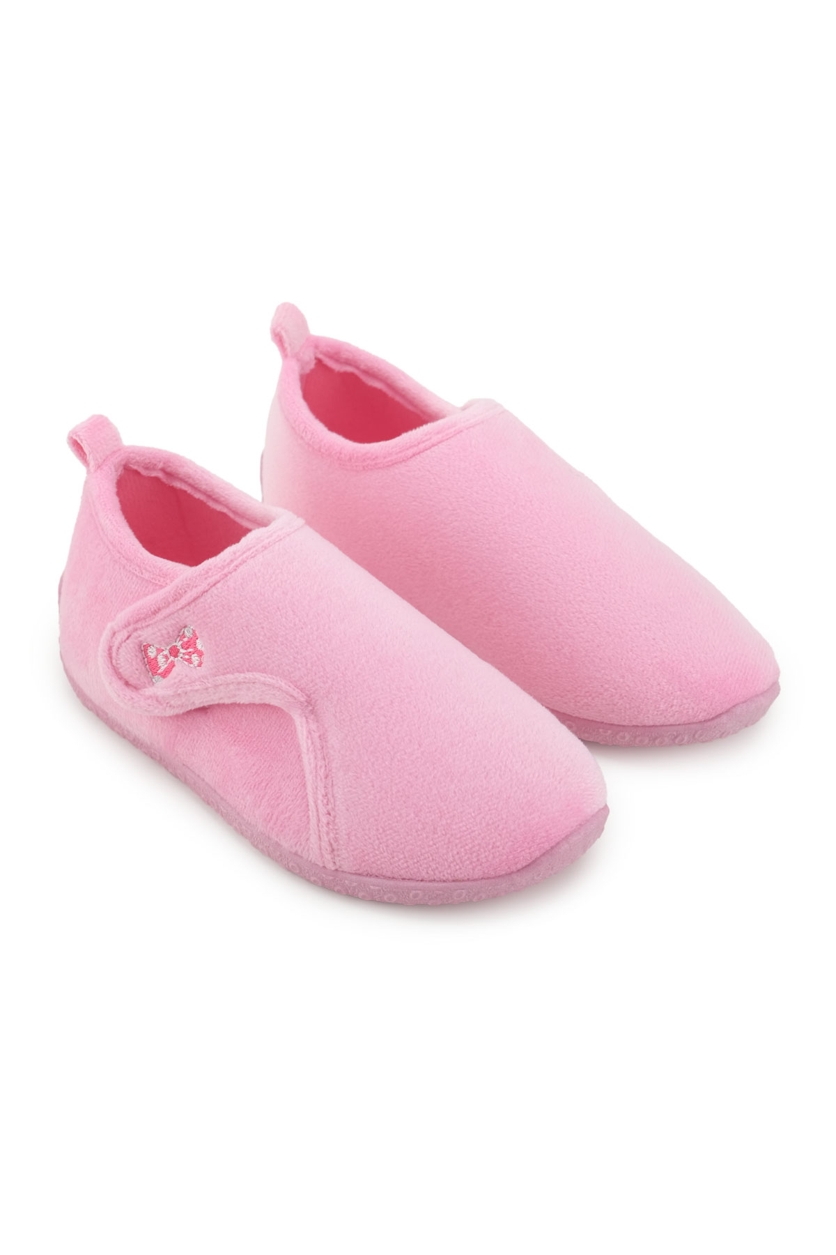 Kışlık Kız Çocuk PVC Rahat Taban Cırt Cırtlı Ayarlanabilir Ev Okul Kreş Panduf Ayakkabı - Görsel 4