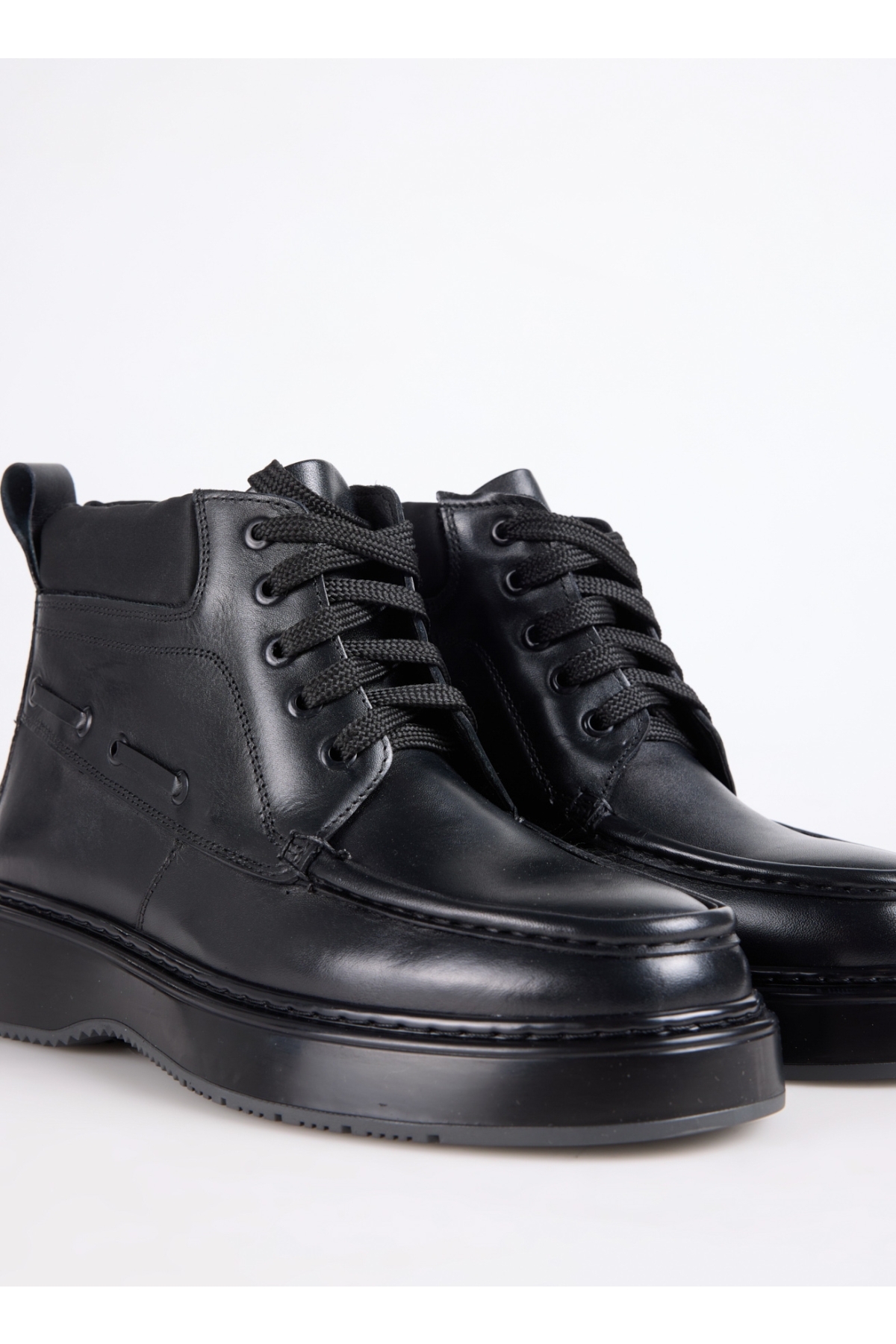 Fabrika Fabrika Siyah Erkek Bot SOREN-ARLO | Flo Siyah - 4. görsel