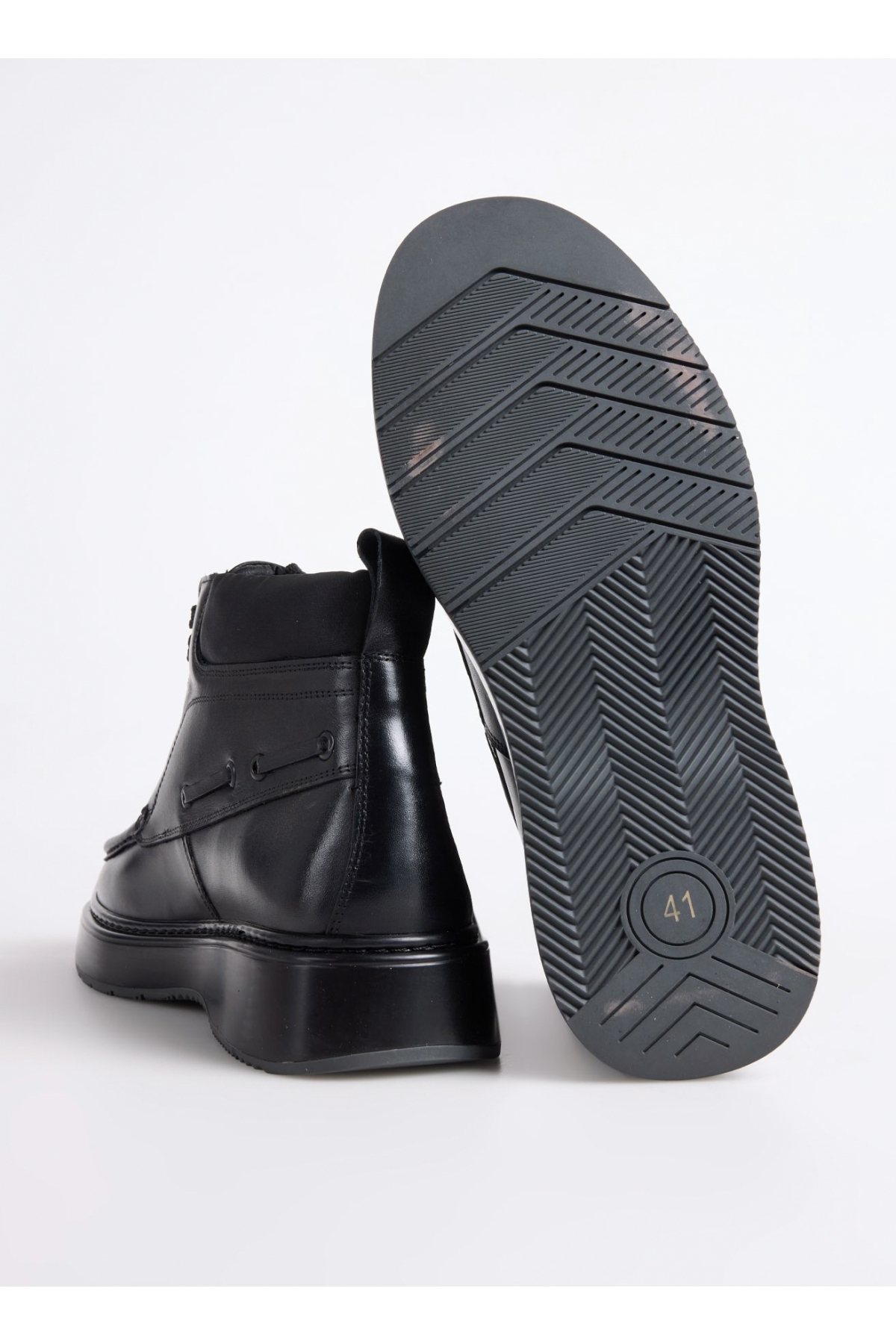 Fabrika Fabrika Siyah Erkek Bot SOREN-ARLO | Flo Siyah - 6. görsel