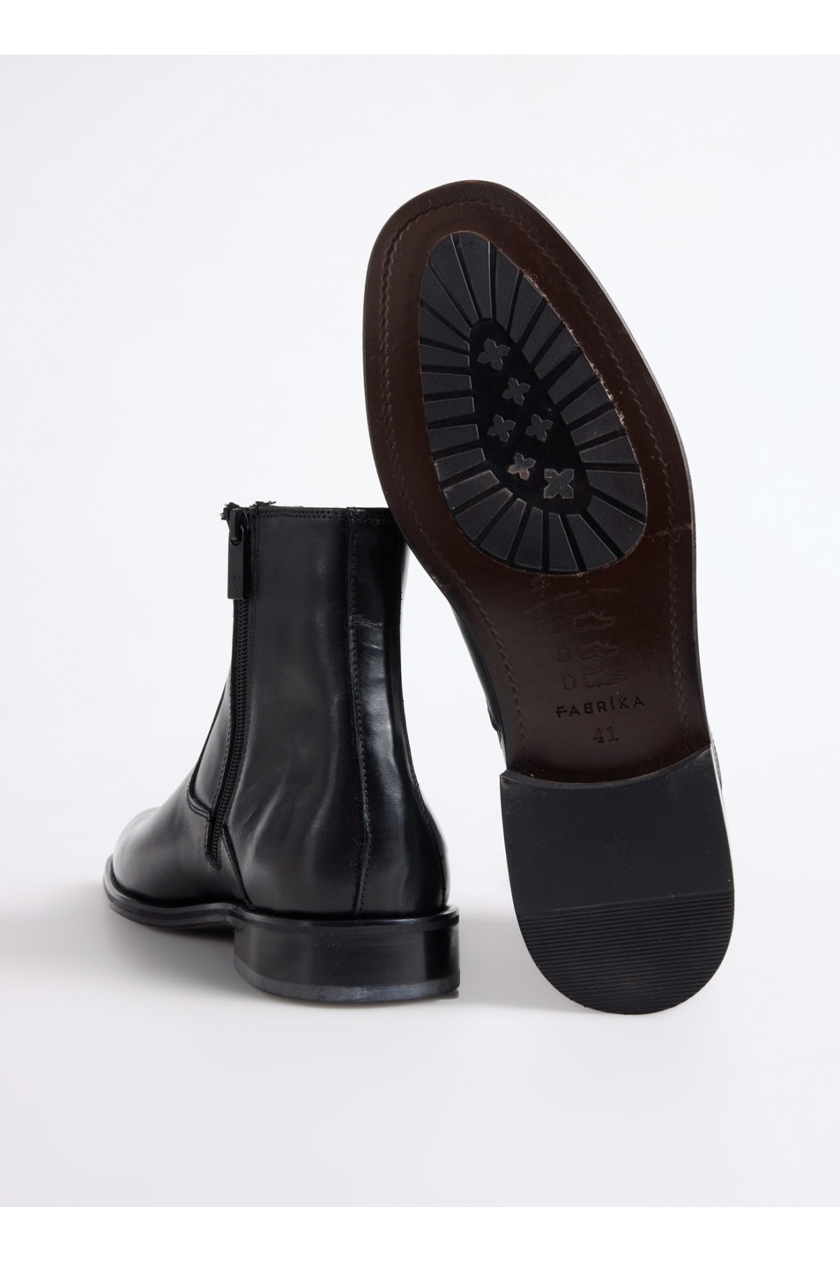 Fabrika Fabrika Siyah Erkek Bot KOST-GORSTAN | Flo Siyah - 6. görsel