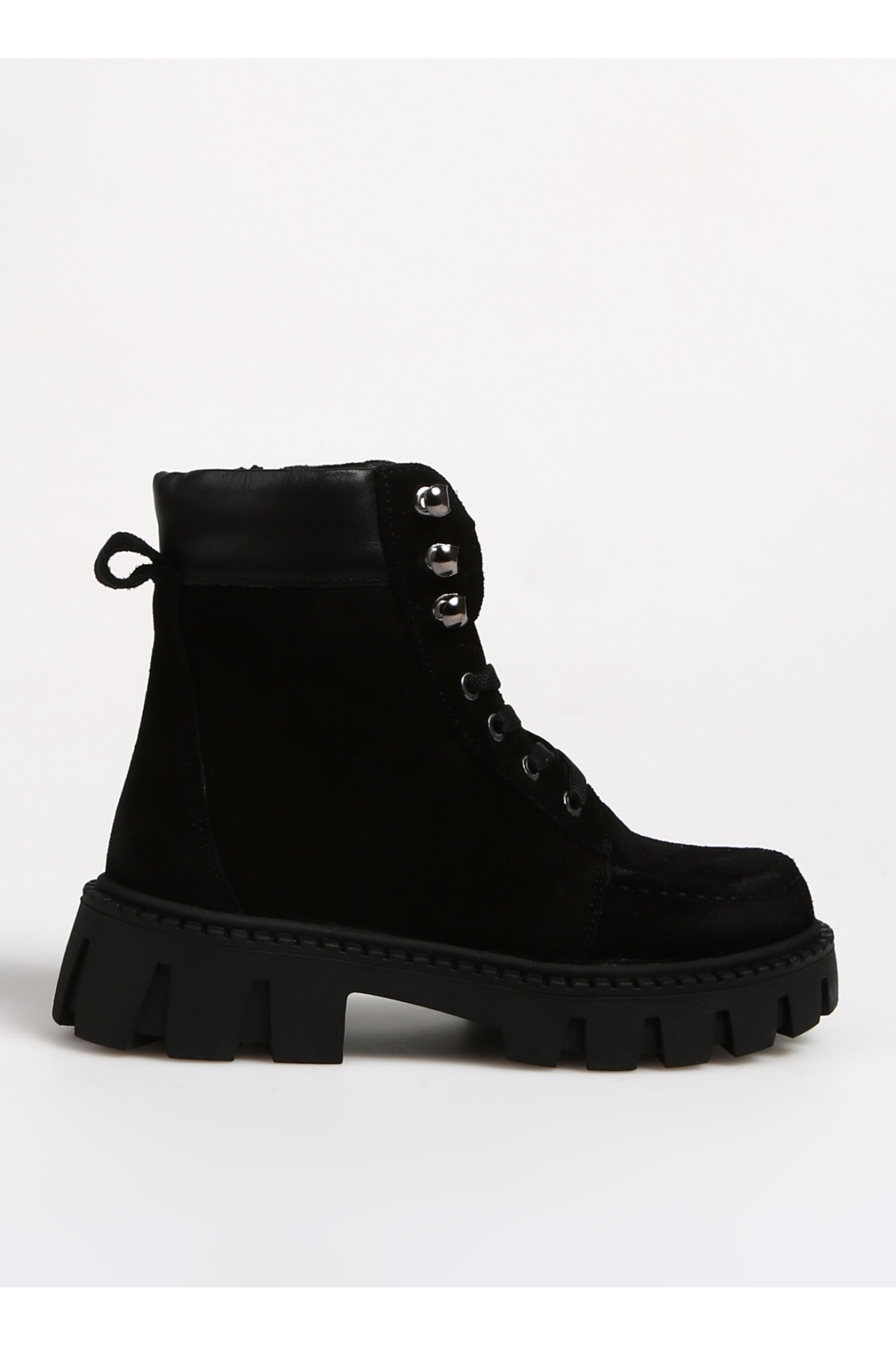 Discovery Expedition Discovery Expedition Siyah Erkek Çocuk Deri Bot NEW MELSEY-B Outdoor Ayakkabı | Flo Siyah - 2. görsel