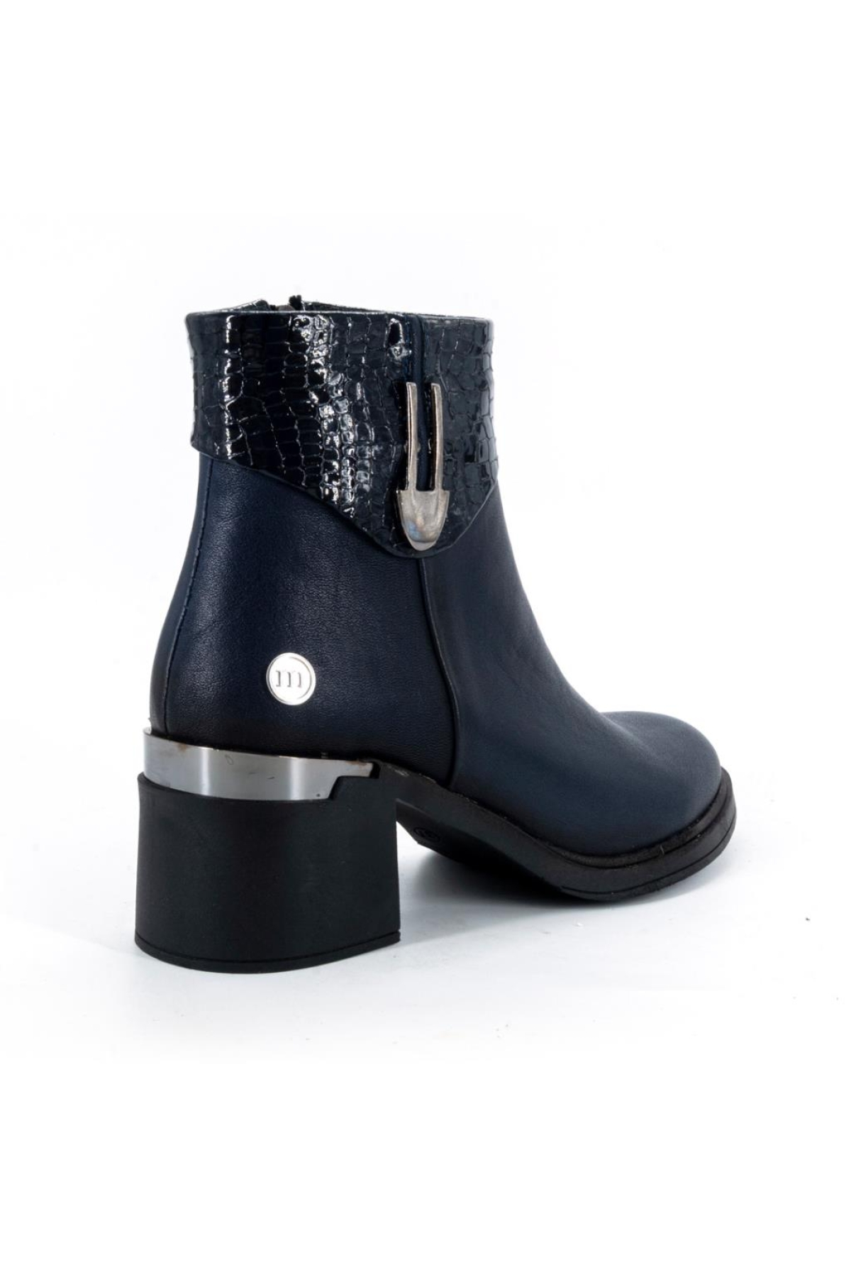 8430 Hakiki Deri Kadın Kalın Topuklu Bot - Görsel 3